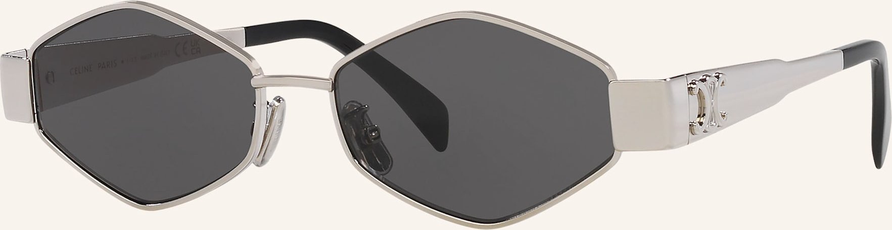 Celine Sonnenbrille Metaltriomphe silber