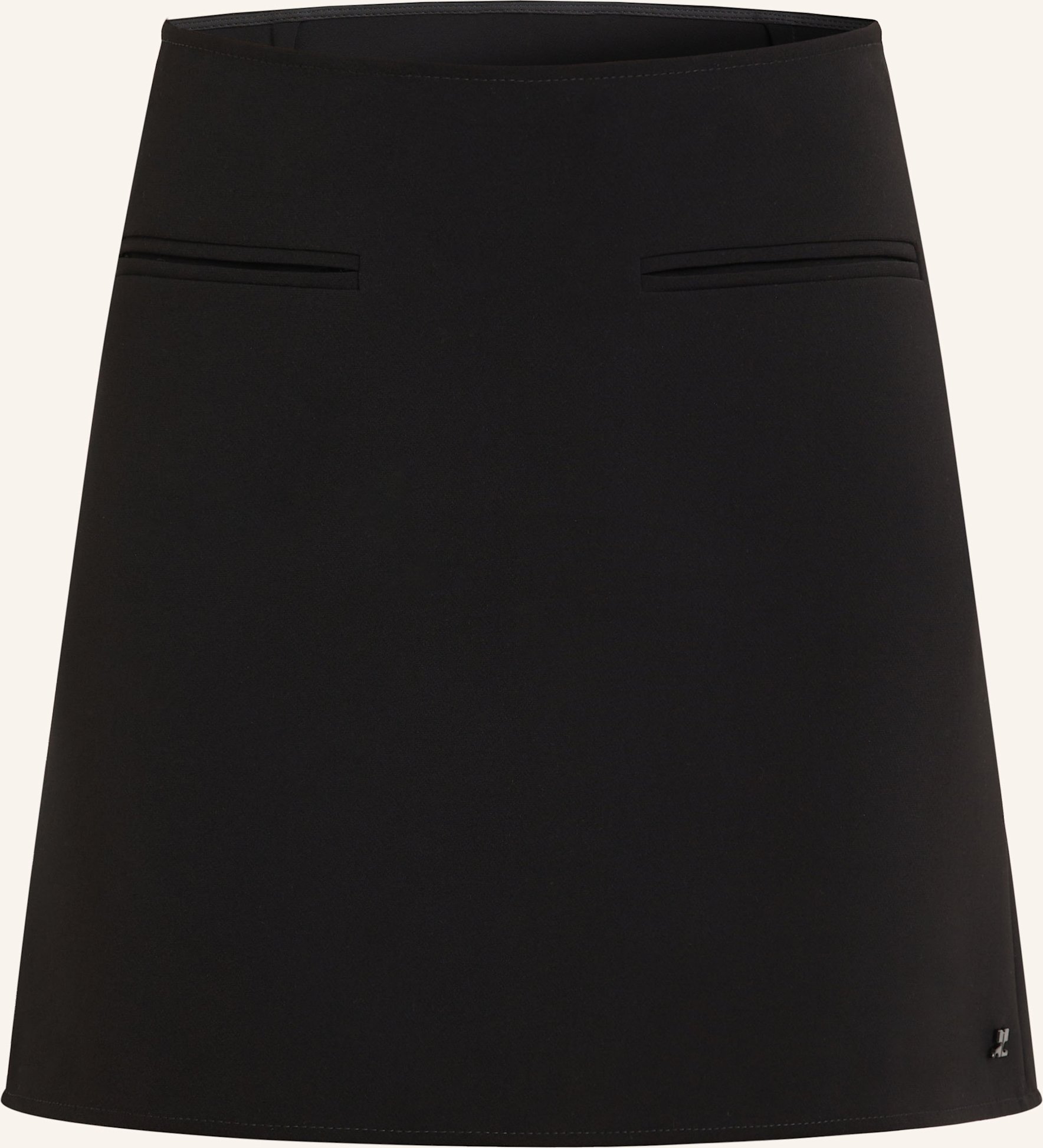 Courrèges Rock schwarz