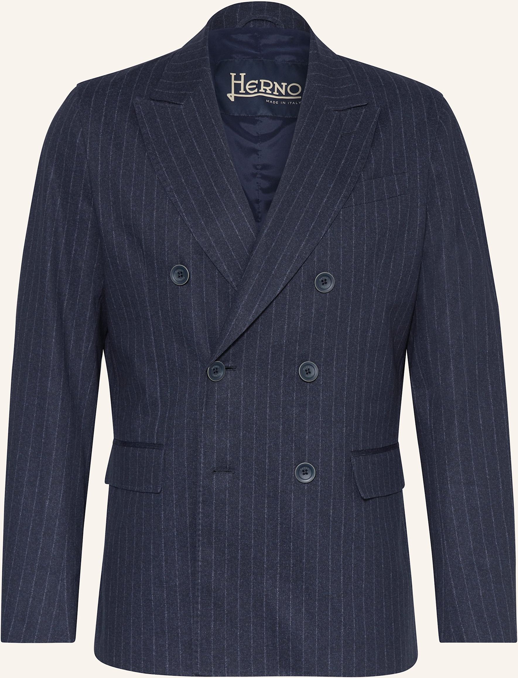 Herno Anzugsakko Regular Fit blau