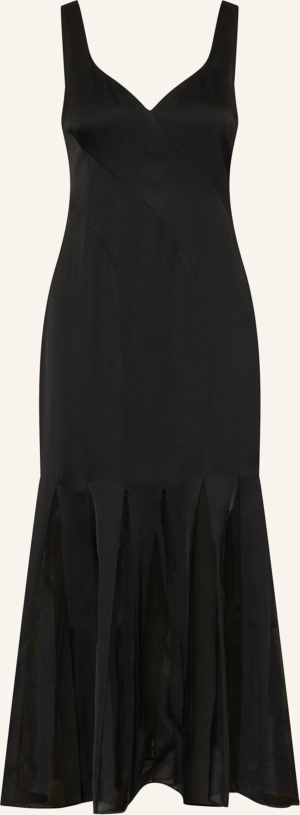 Boss Satinkleid Donabelli schwarz