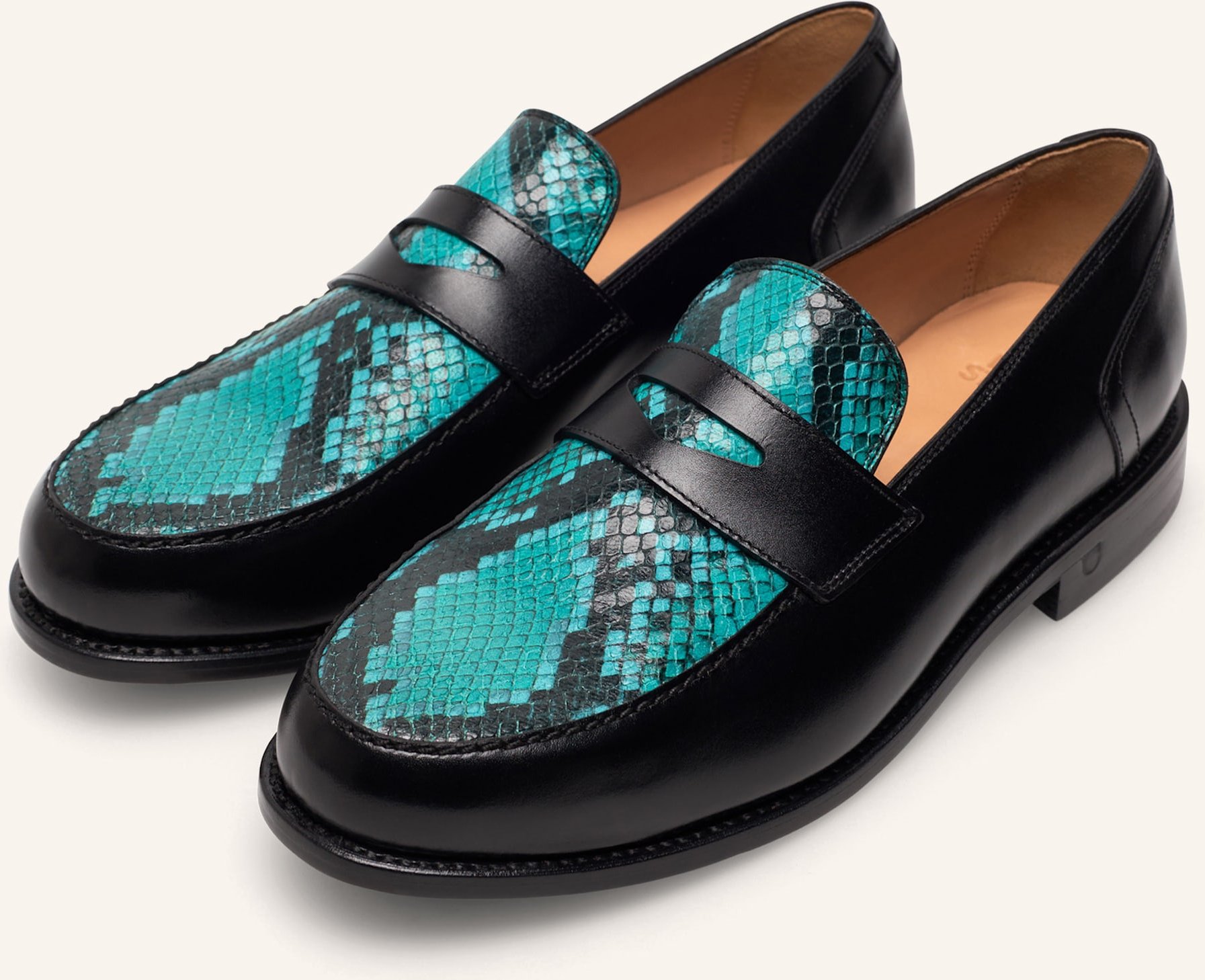 Henry Stevens Loafer Haywood Pl schwarz