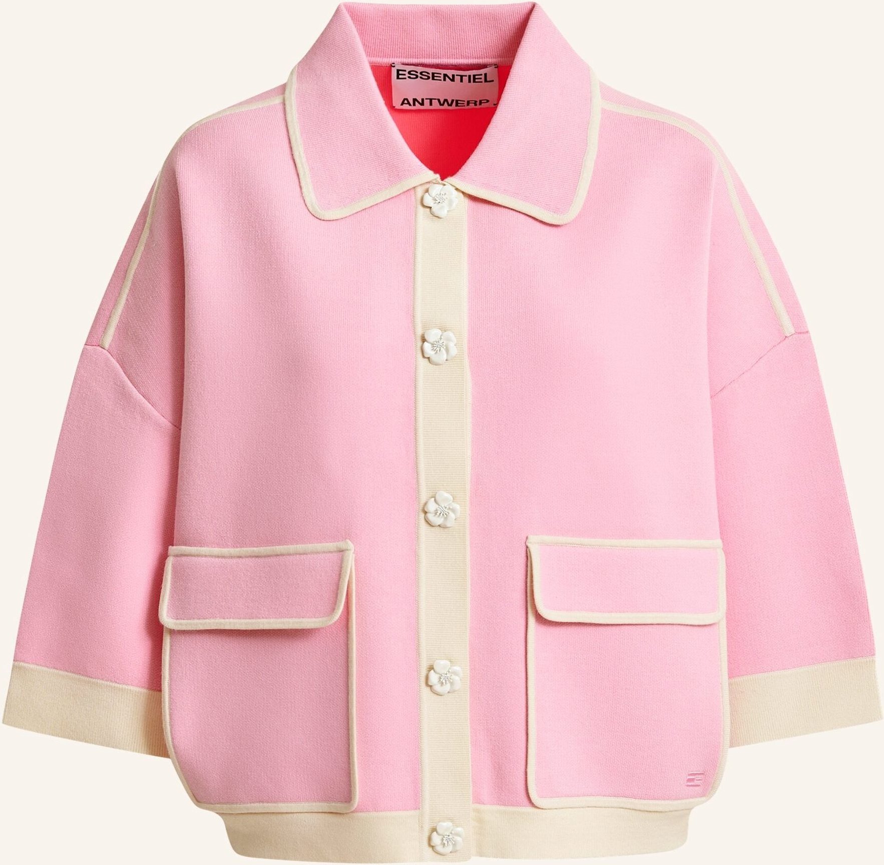 Essentiel Antwerp Strickjacke Jugly rosa