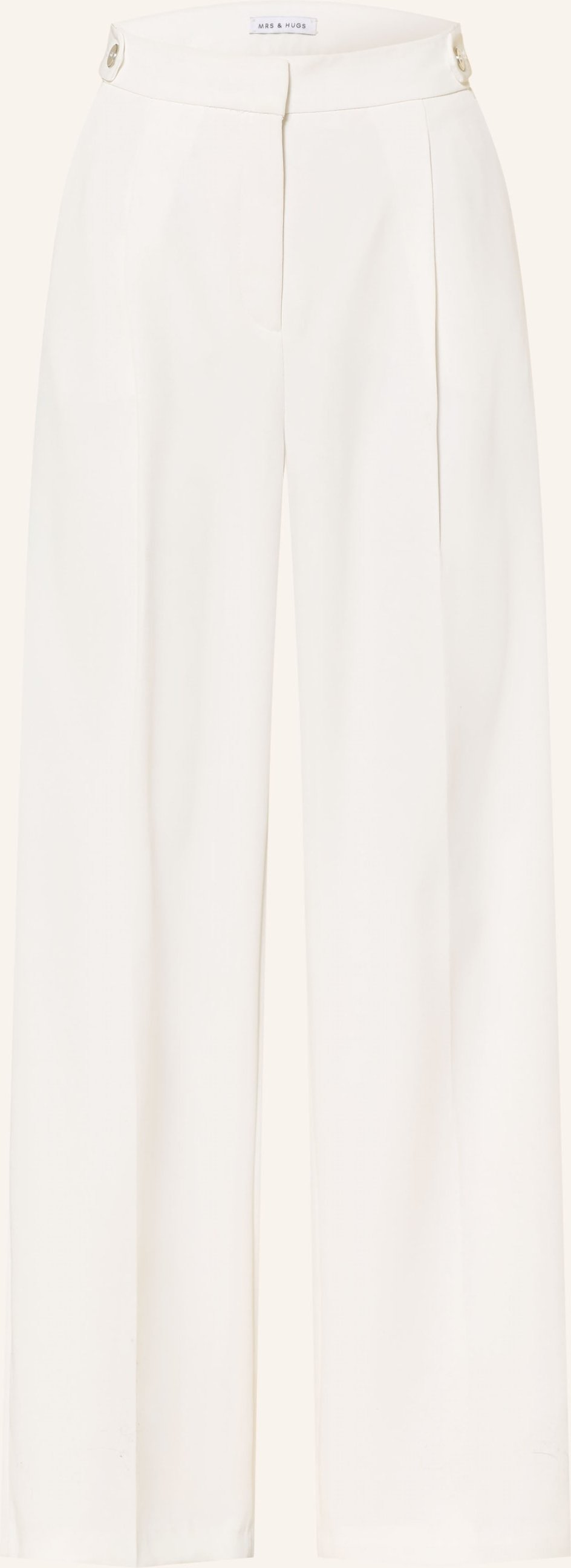 Mrs & Hugs Marlenehose weiss