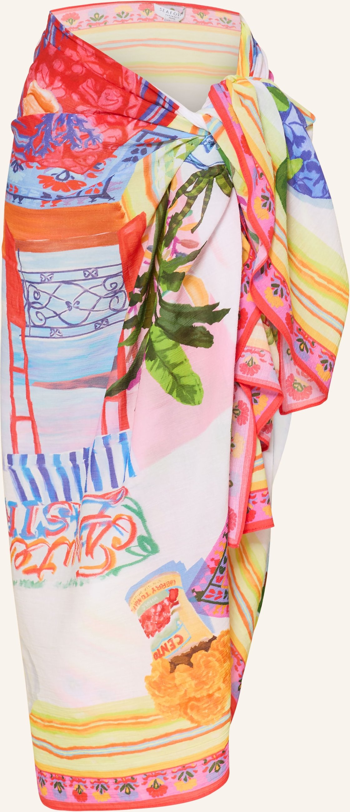 Seafolly Pareo La Boca blau