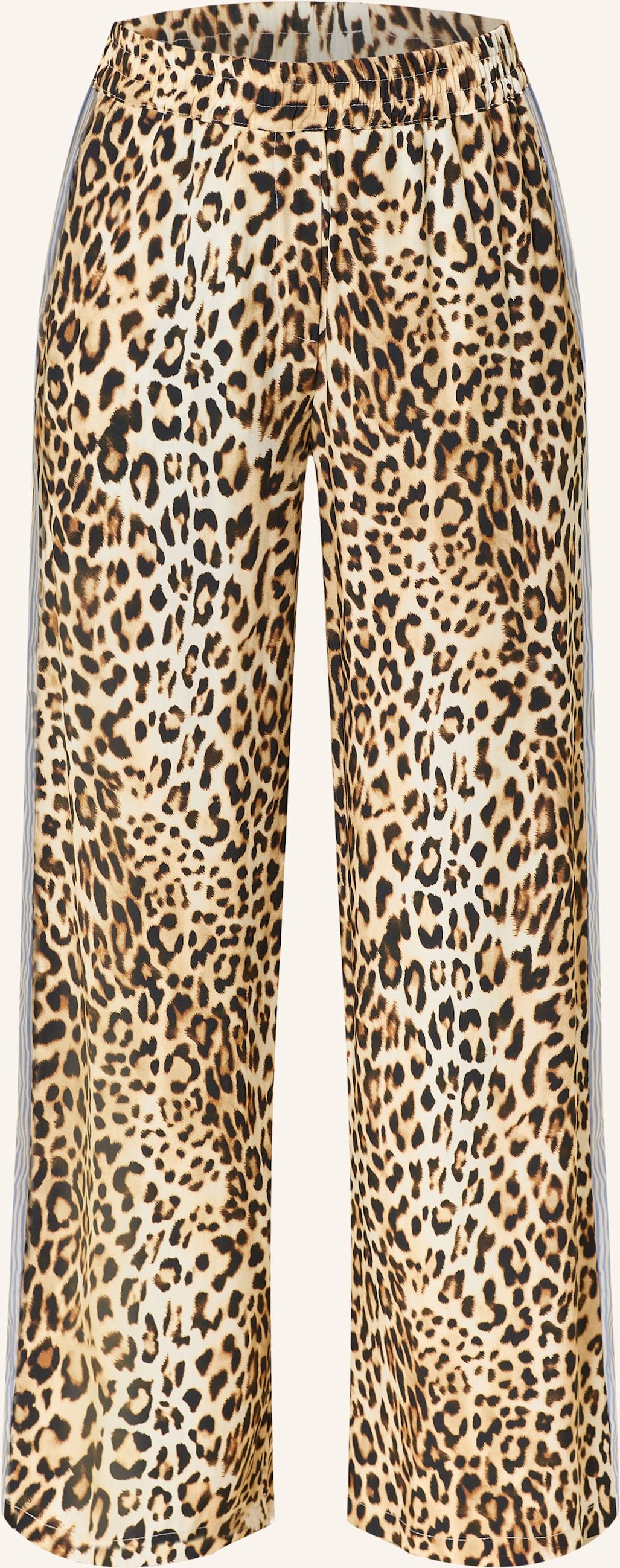 Emily Van Den Bergh Marlenehose Mit Galonstreifen braun