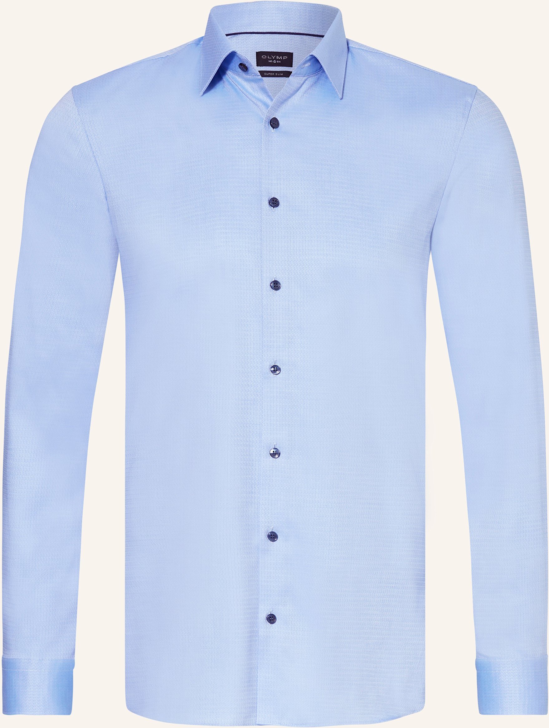 Olymp Hemd No. Six Super Slim blau