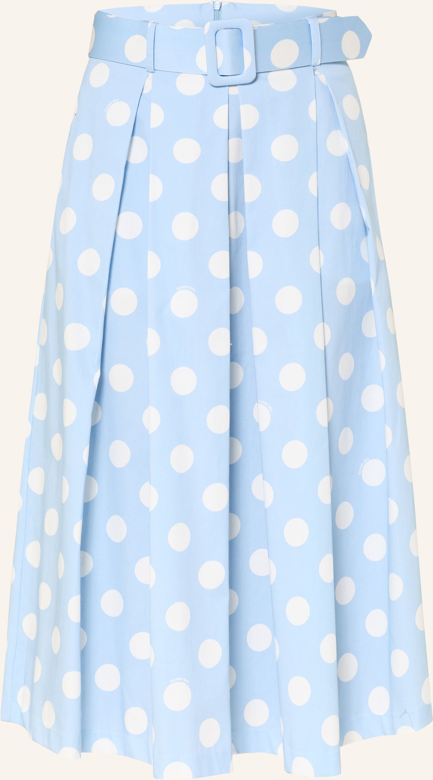 The Abito Faltenrock blau