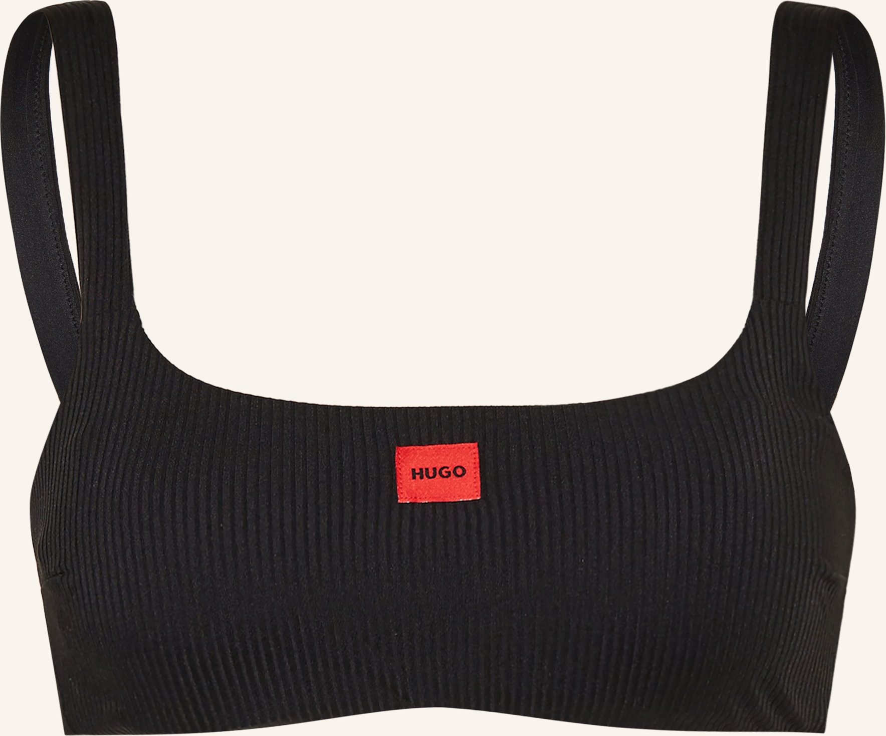 Hugo Bustier-Bikini-Top Signature schwarz