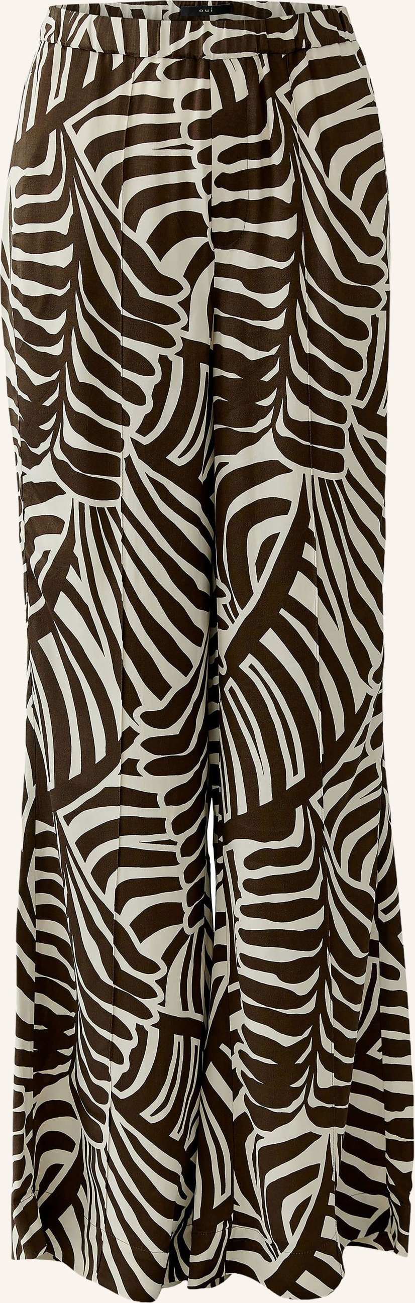 Oui Marlenehose braun