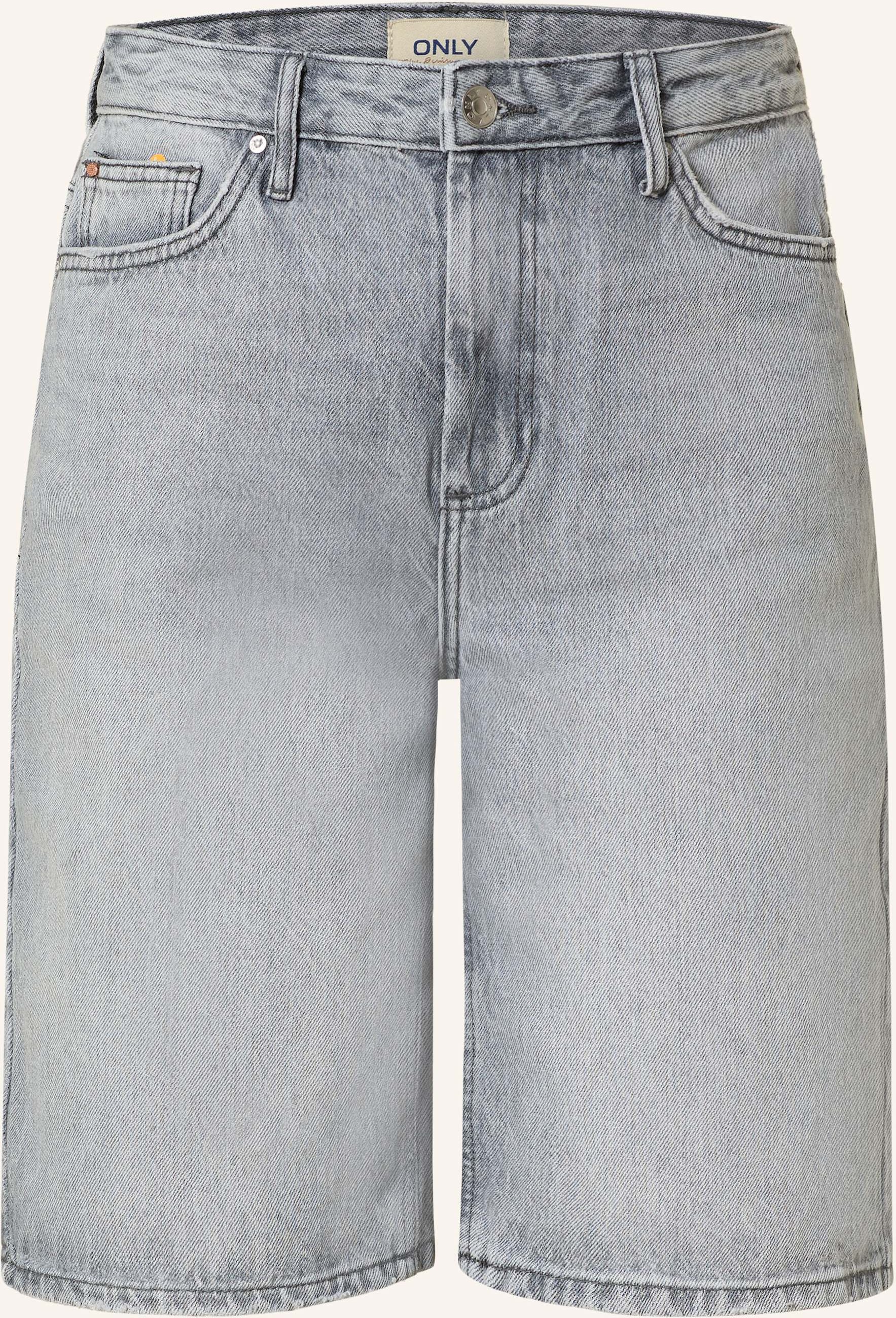 Only Jeansshorts grau