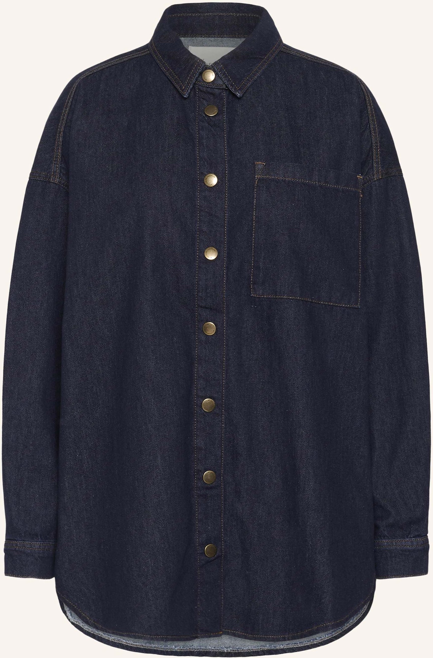 Thumbnail - My Essential Wardrobe Oversized-Hemdbluse Malo blau