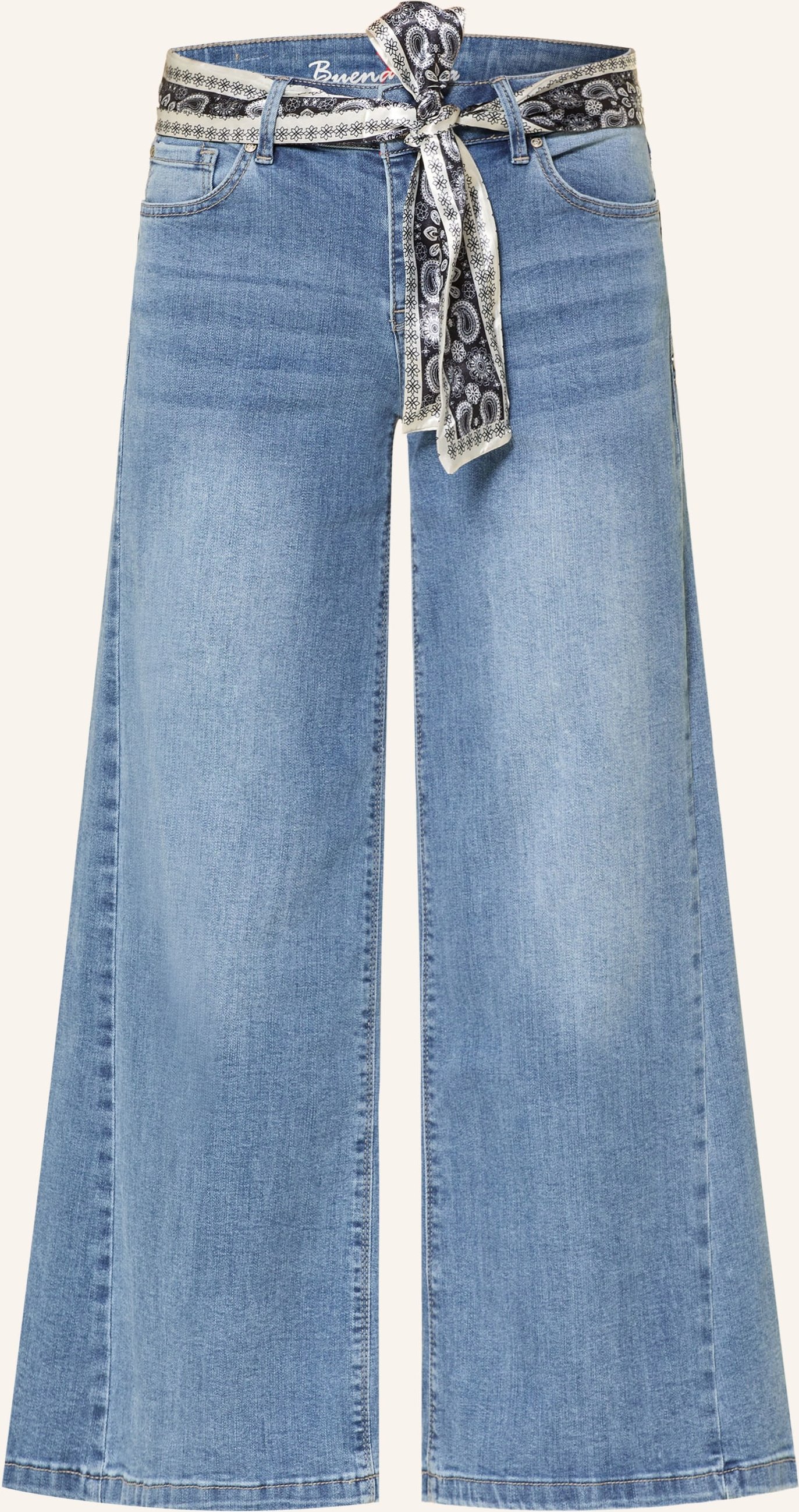 Buena Vista Jeans-Culotte blau