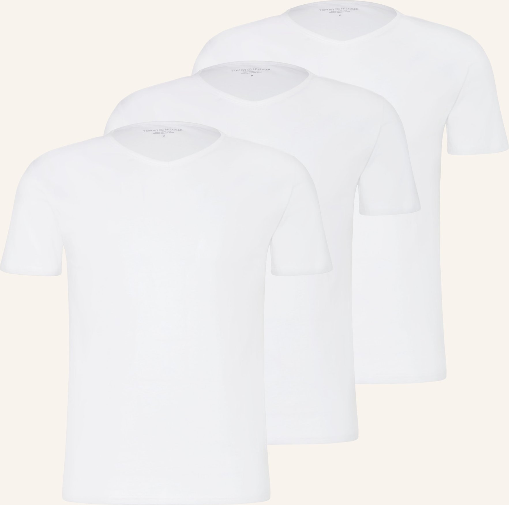 Tommy Hilfiger 3er-Pack V-Shirts weiss
