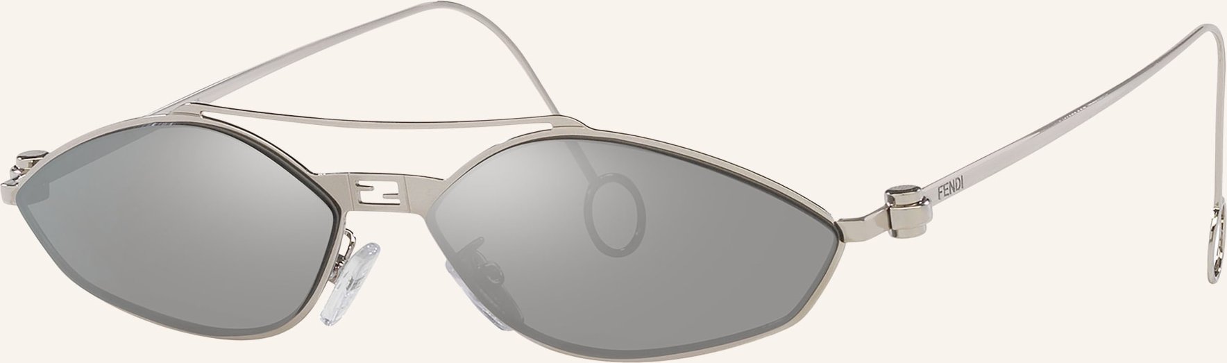Fendi Sonnenbrille fn000734 Baguette grau