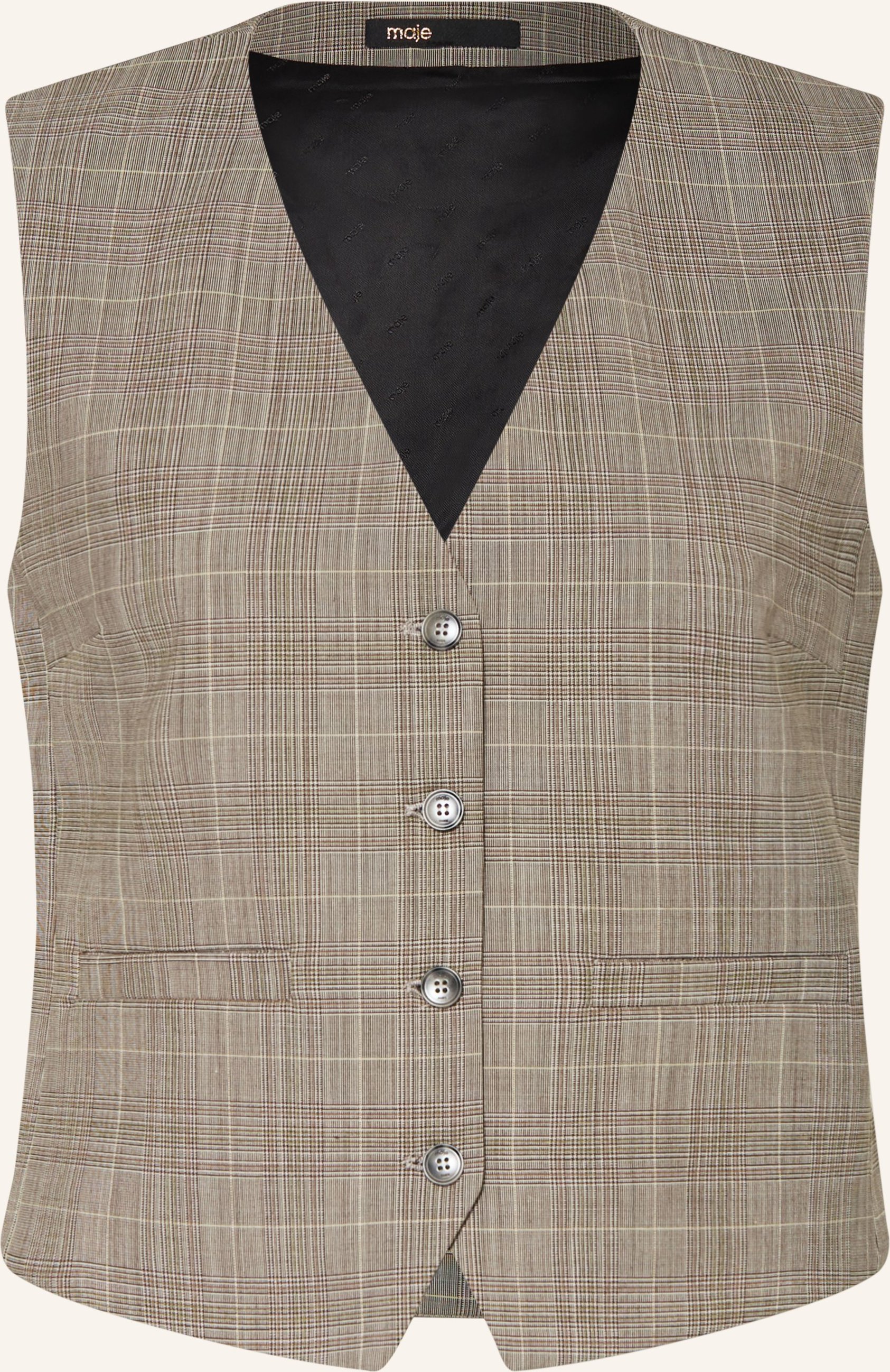 Maje Blazerweste grau