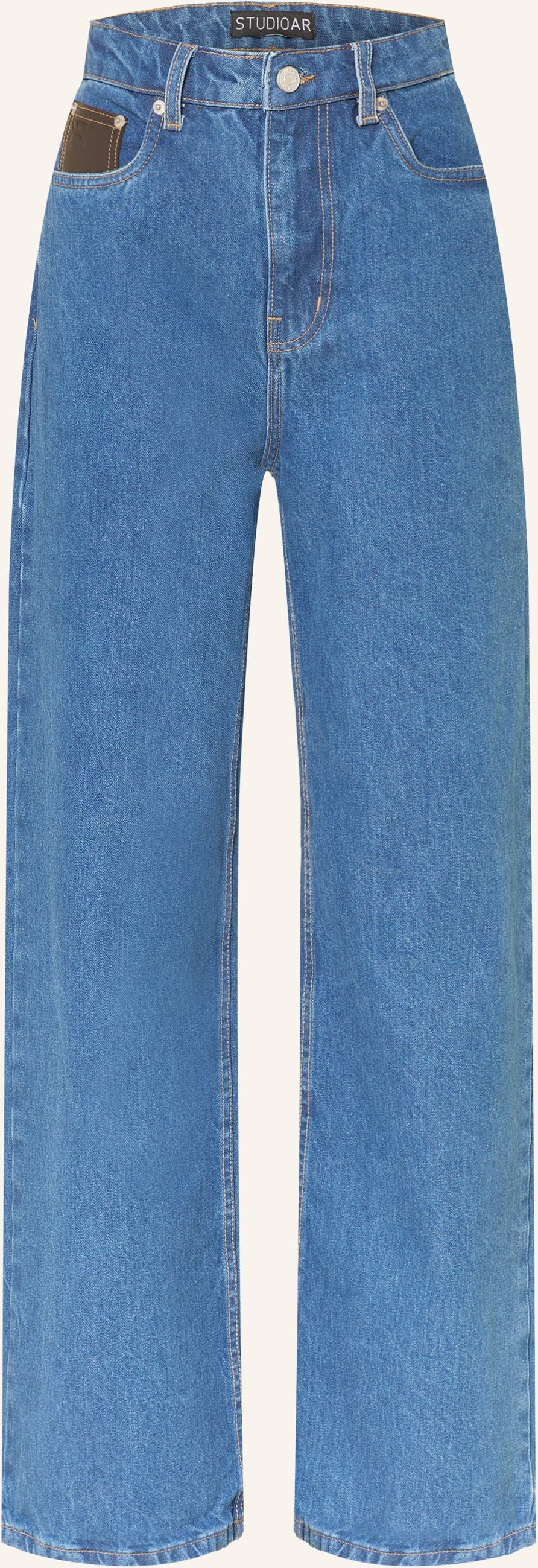 Studio Ar Wide Leg Jeans Aline blau