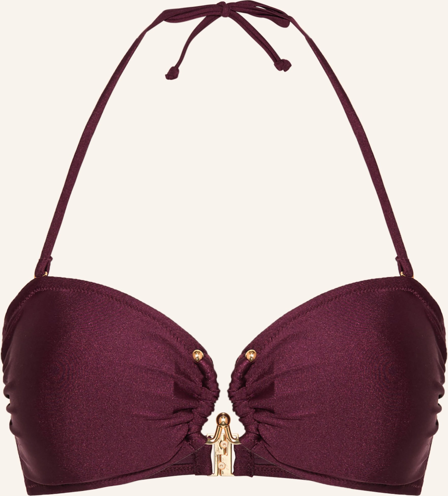 Mrs & Hugs Bandeau-Bikini-Top lila