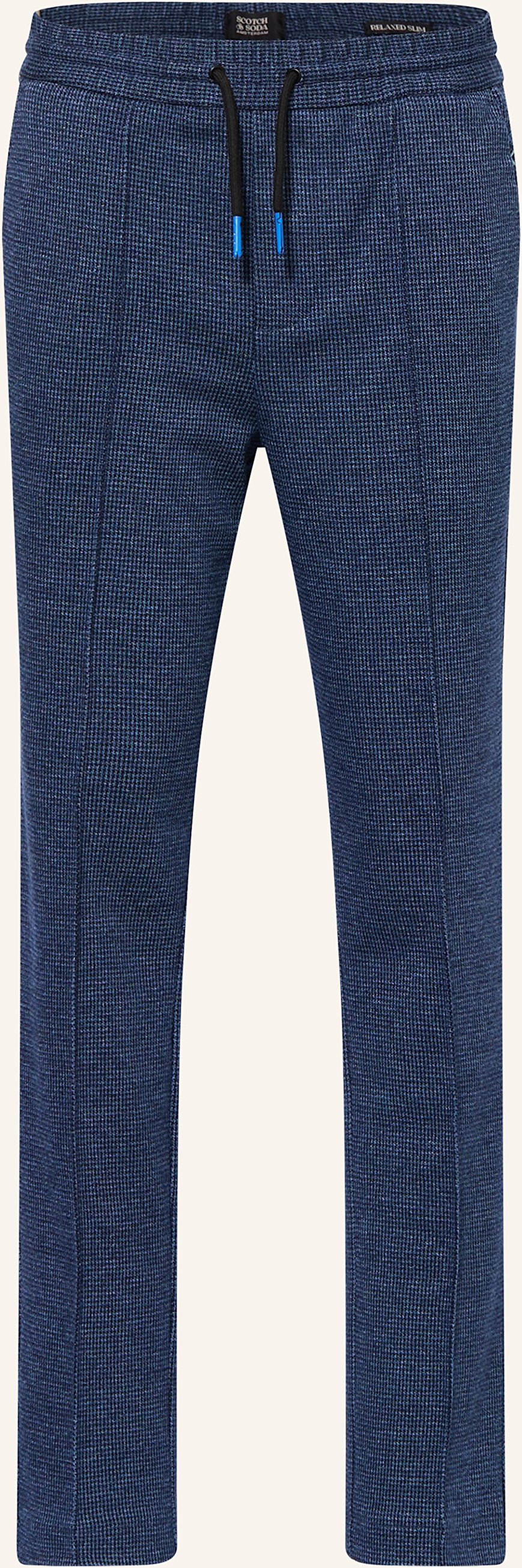 Scotch & Soda Hose Im Jogging-Stil Relaxed Slim Fit blau