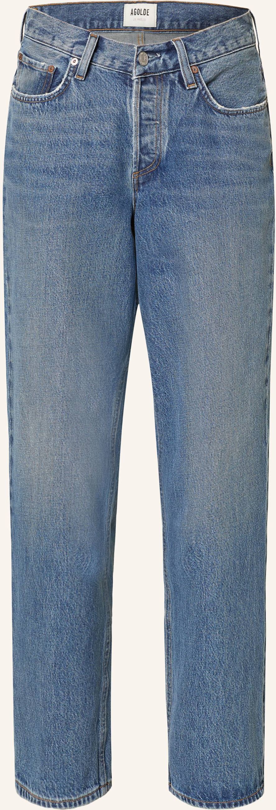 Agolde Jeans V-Waist Baggy blau