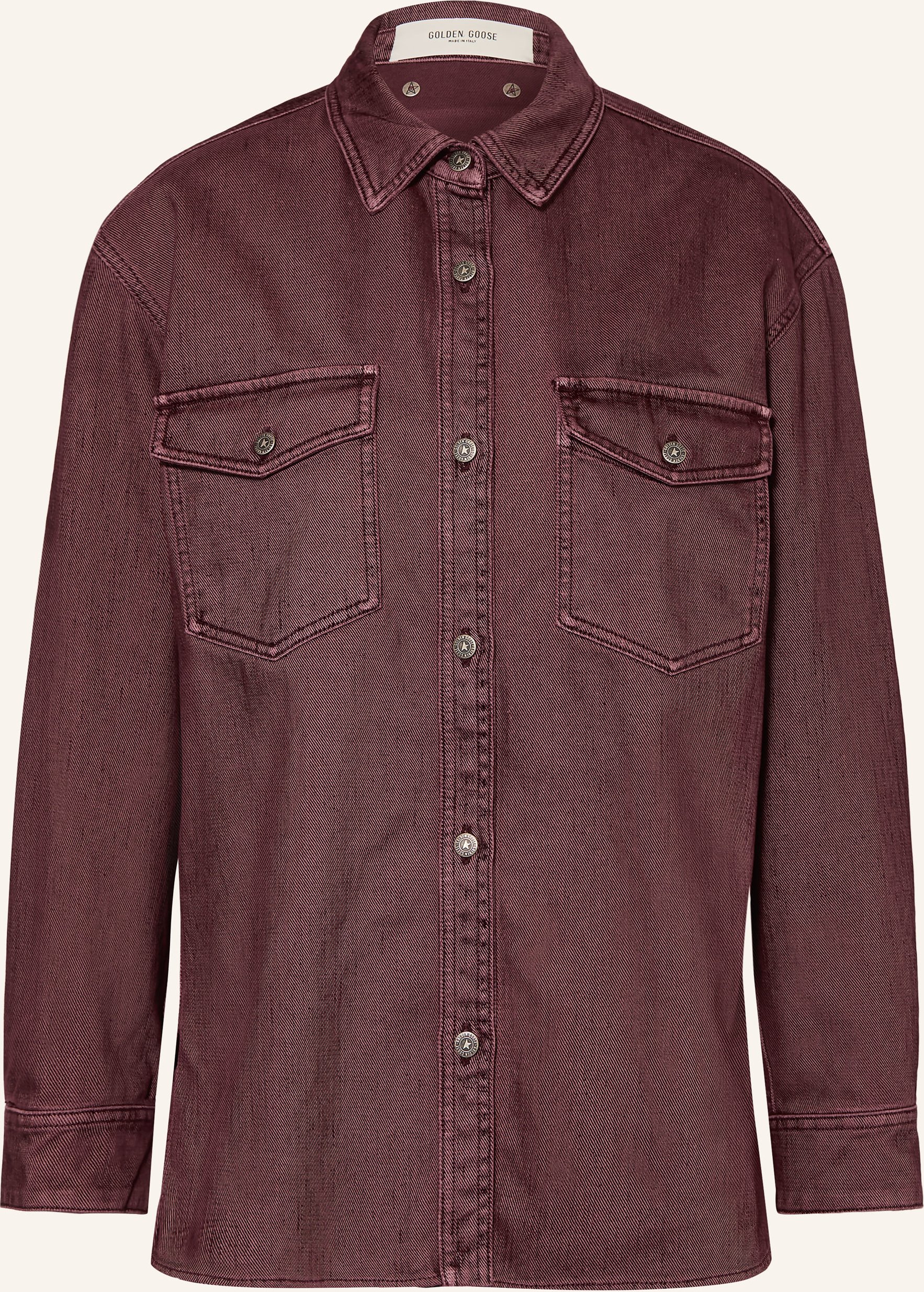Golden Goose Jeans-Overshirt Patty rot