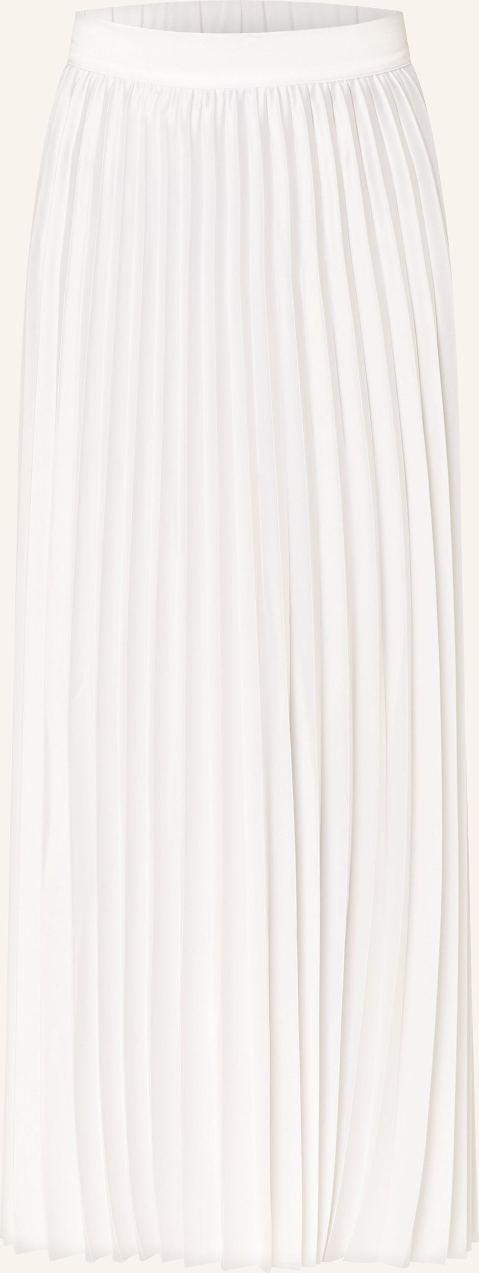 Mrs & Hugs Plisseerock Aus Satin weiss