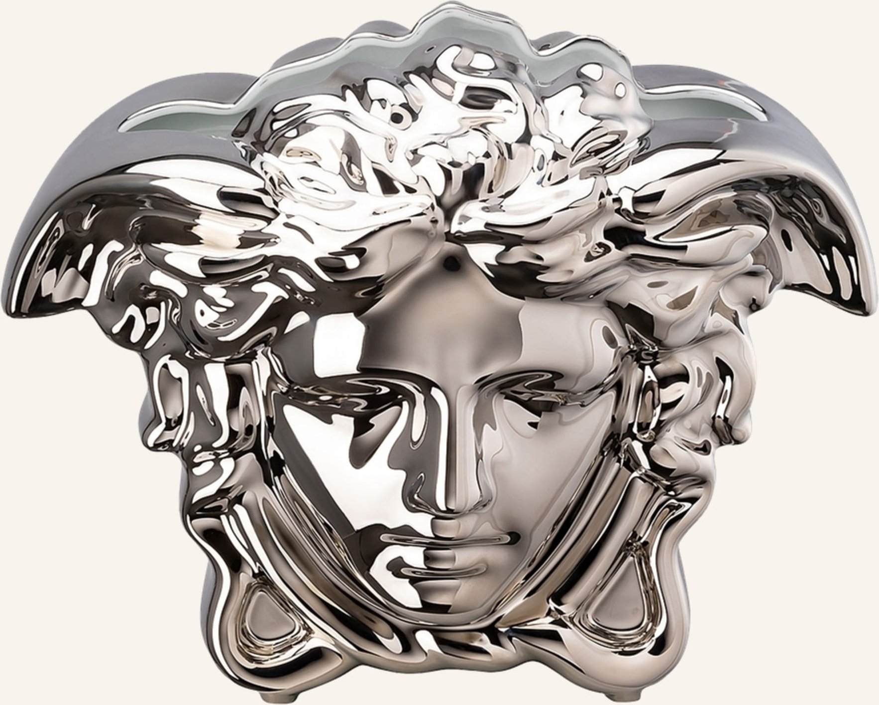 Rosenthal Meets Versace Vase Medusa Grande Silver silber