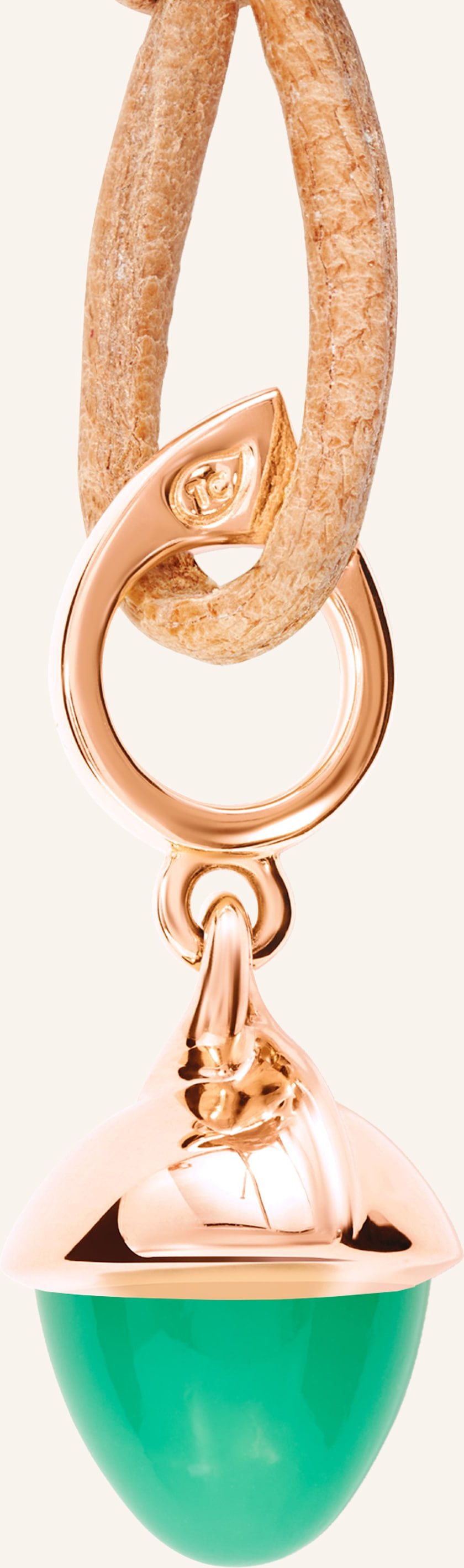 Tamara Comolli Anhänger Pendant Mikado Flamenco Chrysoprase 18k Roségold rosegold