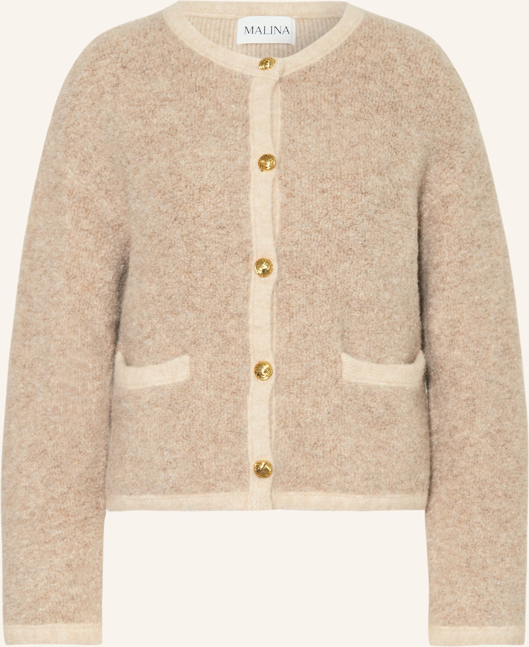 Thumbnail - Malina Kastenjacke Carly beige