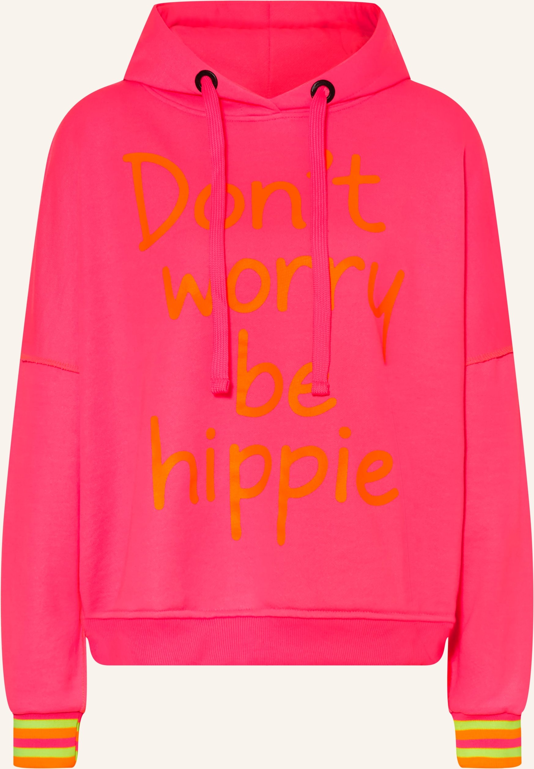 Miss Goodlife Oversized-Hoodie pink