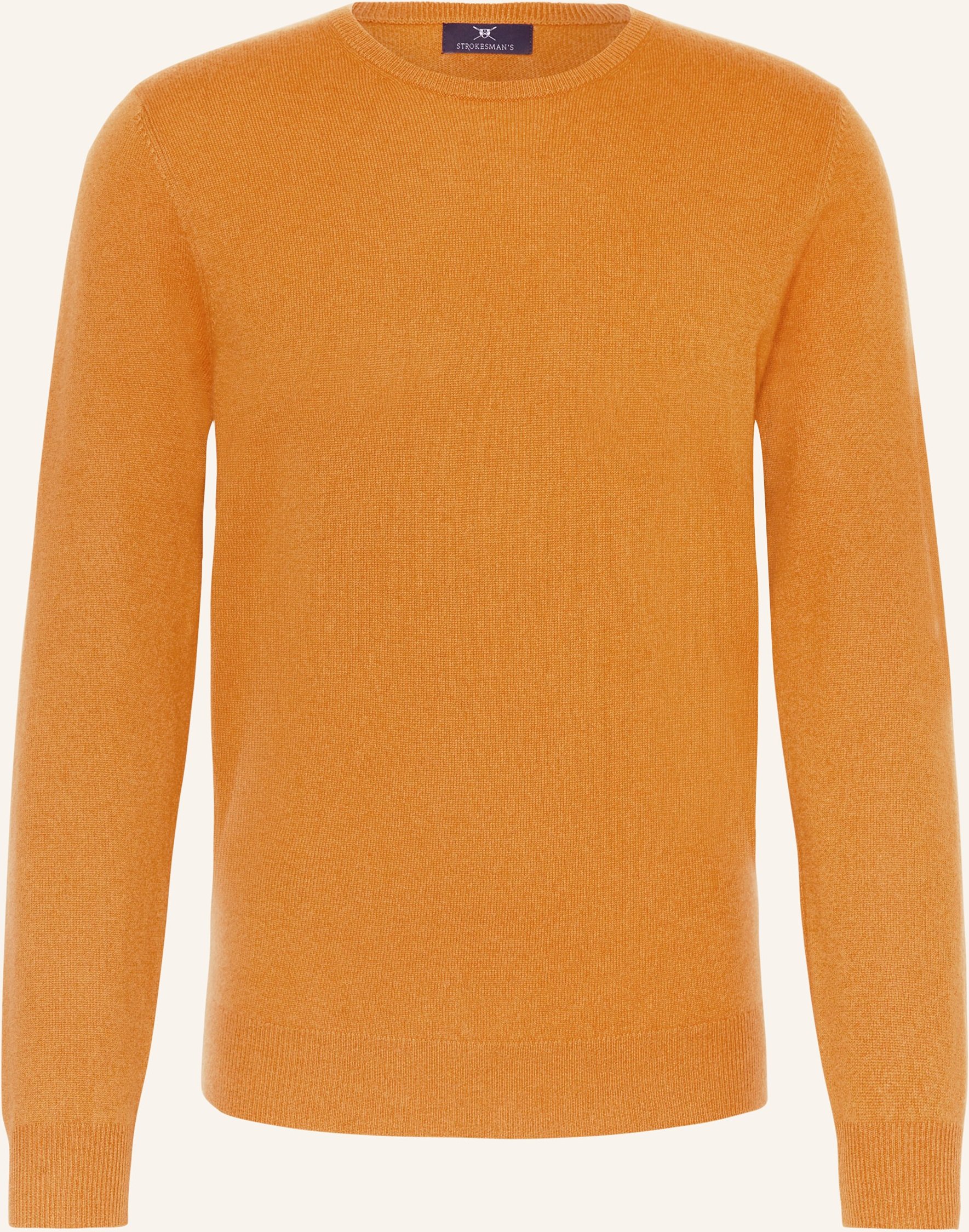 Strokesman's Cashmere-Pullover orange