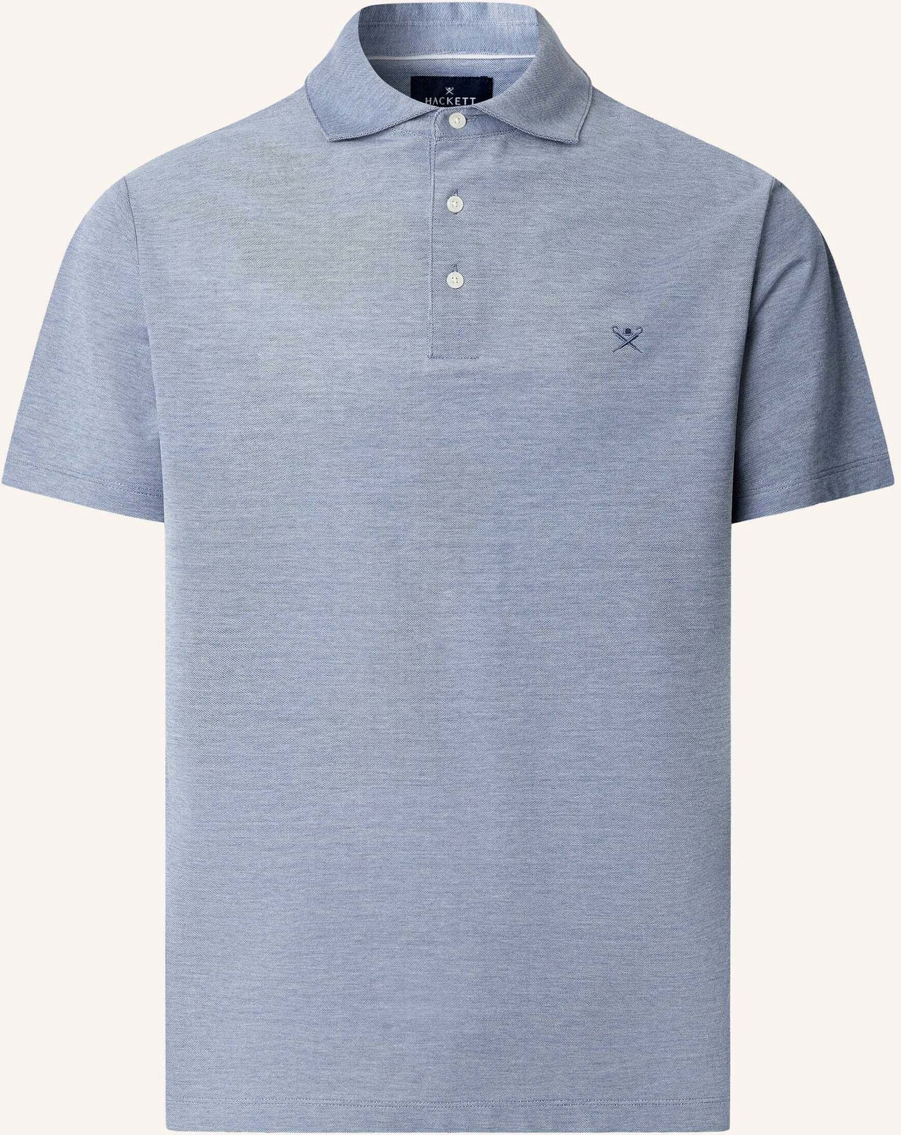 Hackett London Poloshirt Oxford Pique Polo Ss blau