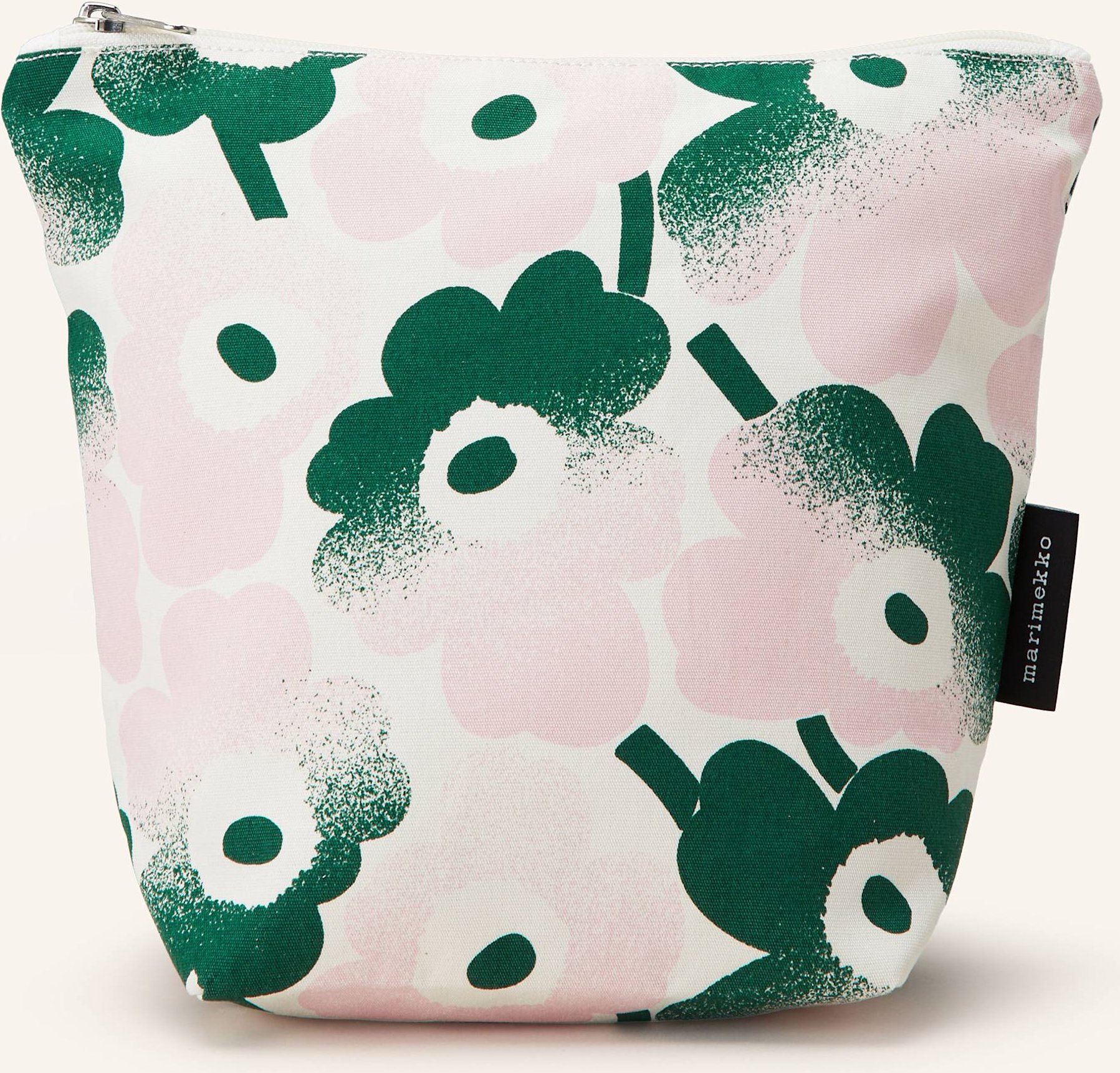 Marimekko Kosmetiktasche Mini Unikko Häivähdys Kaje weiss