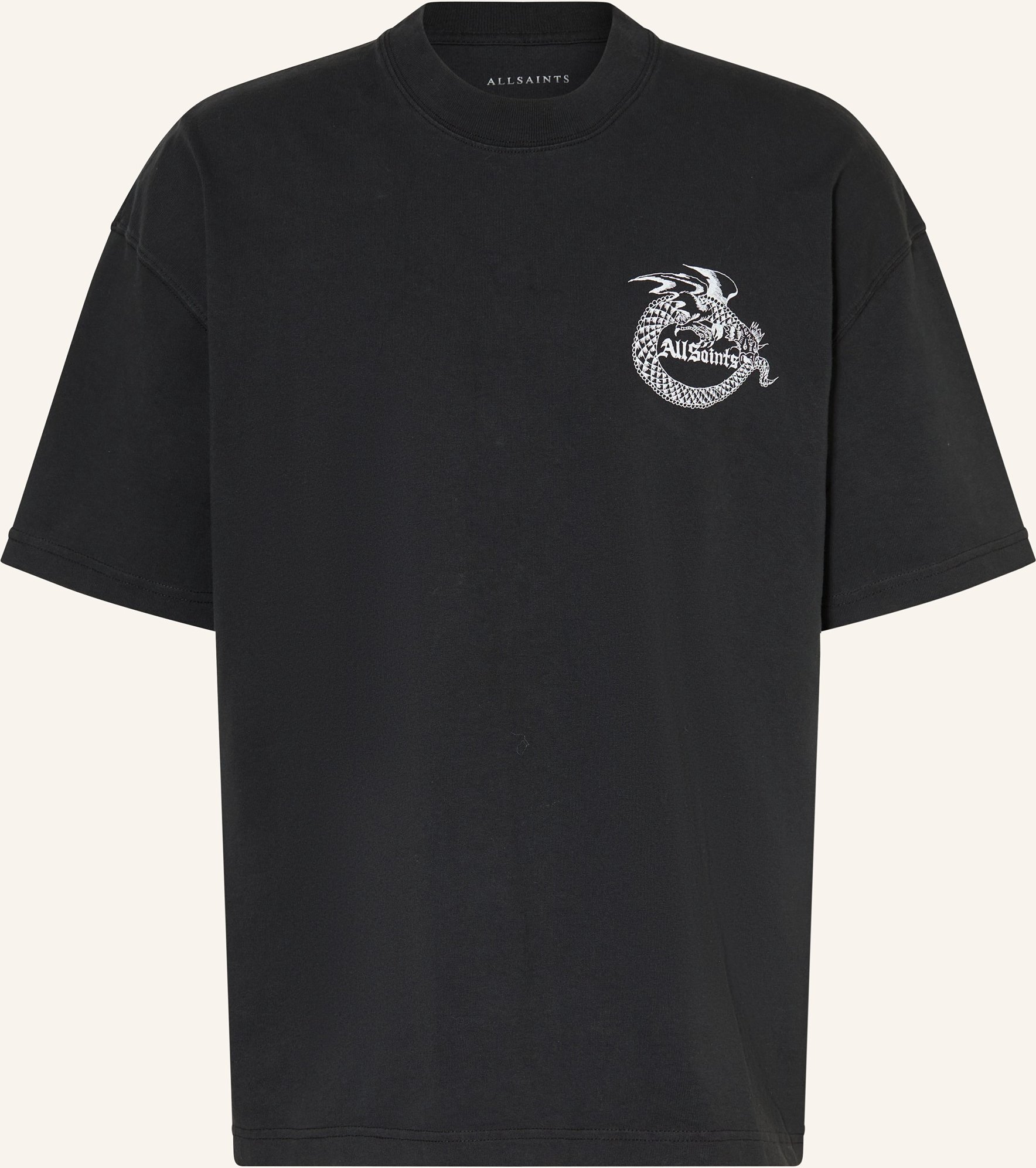 Allsaints Oversized-Shirt Terra schwarz