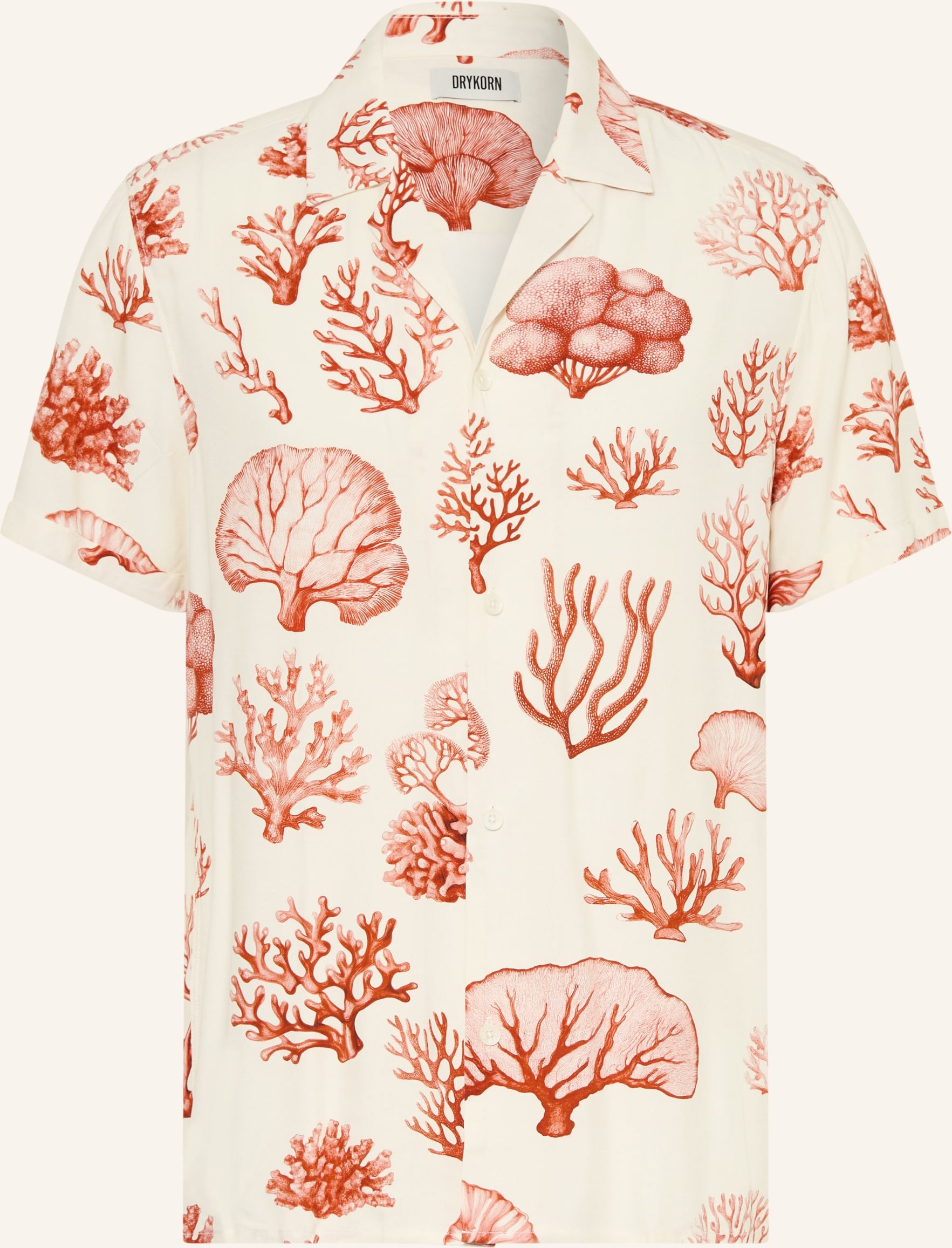 Drykorn Resorthemd Bijan Regular Fit beige