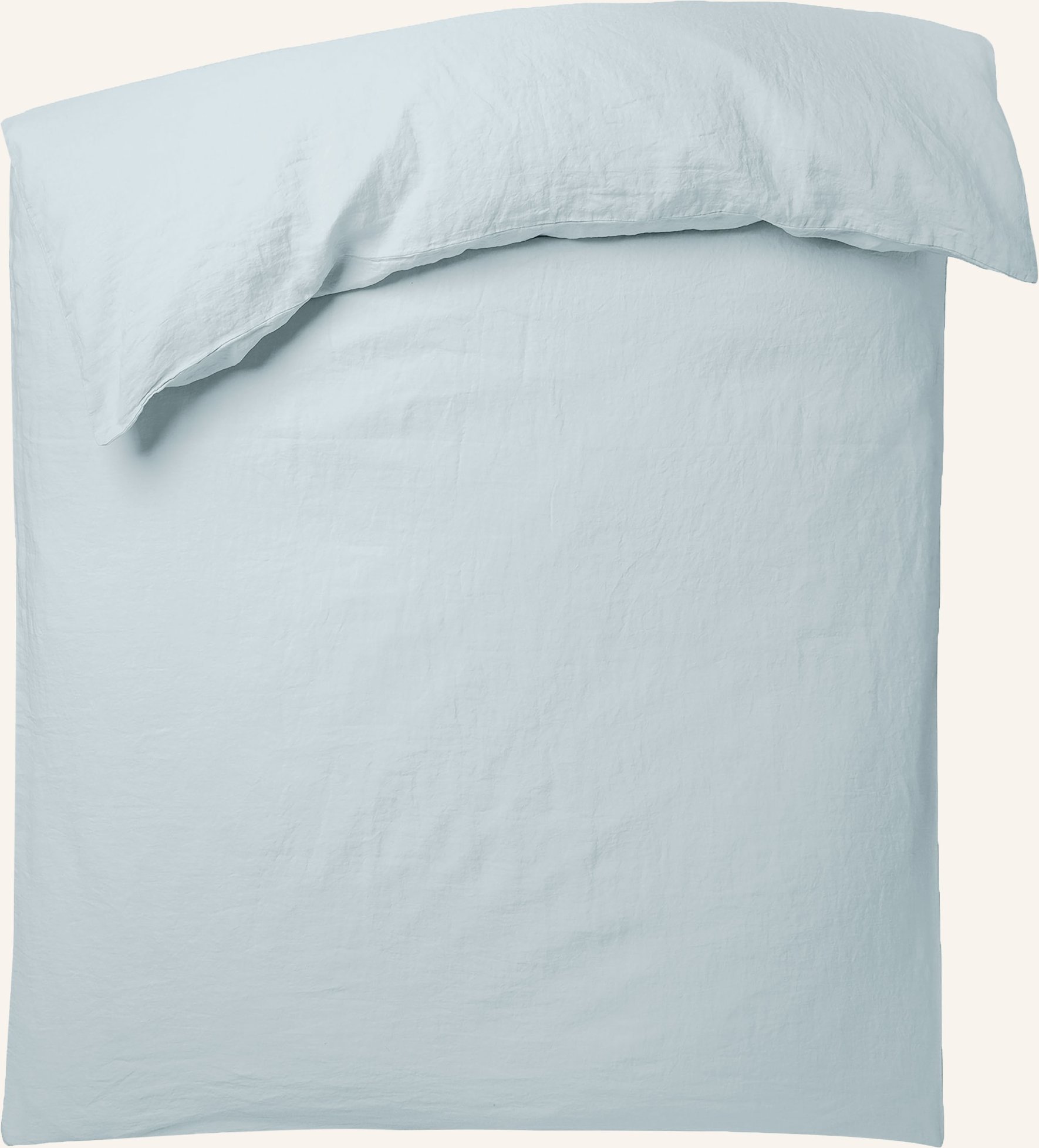 Zoeppritz Bettbezug Stay Aus Leinen blau
