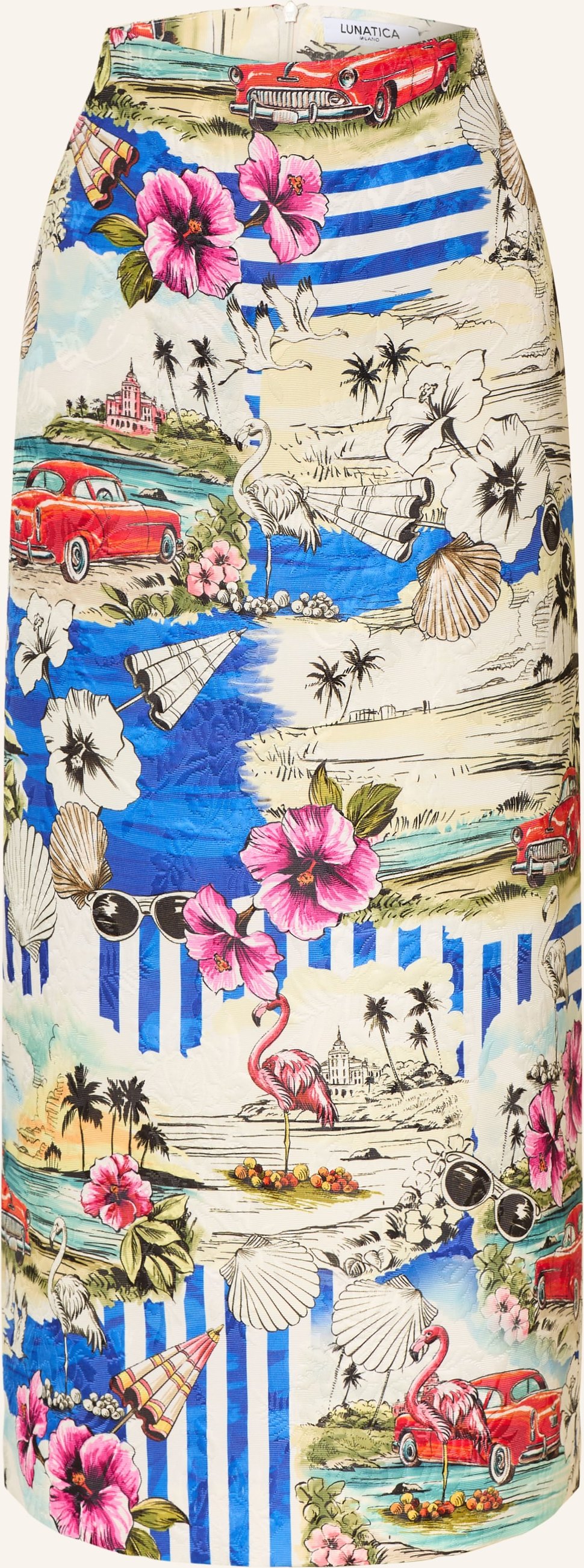 Thumbnail - Lunatica Milano Jacquard-Rock Cuba blau