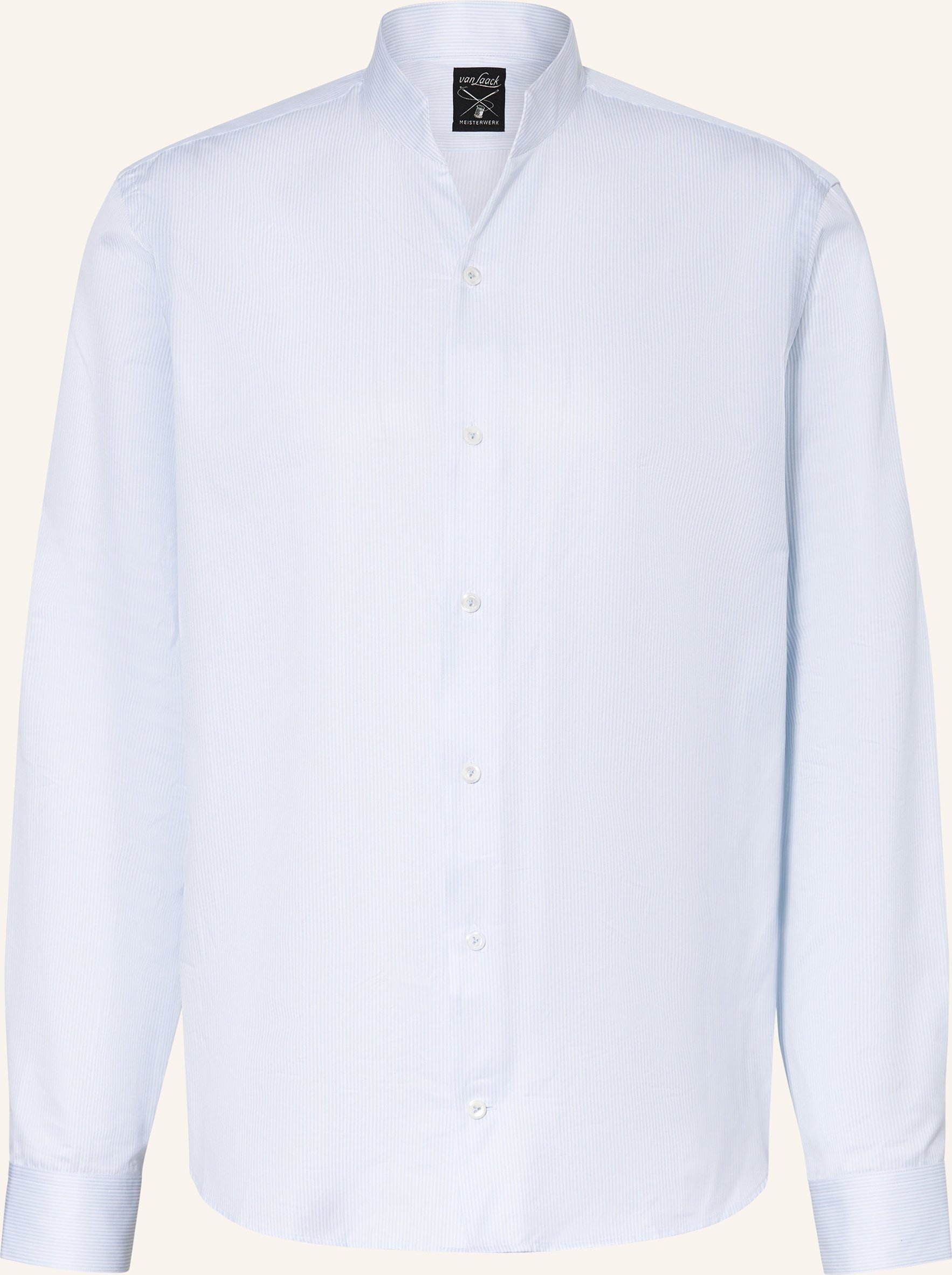 Van Laack Hemd Vl-Rudo-Xx Regular Fit Mit Stehkragen blau