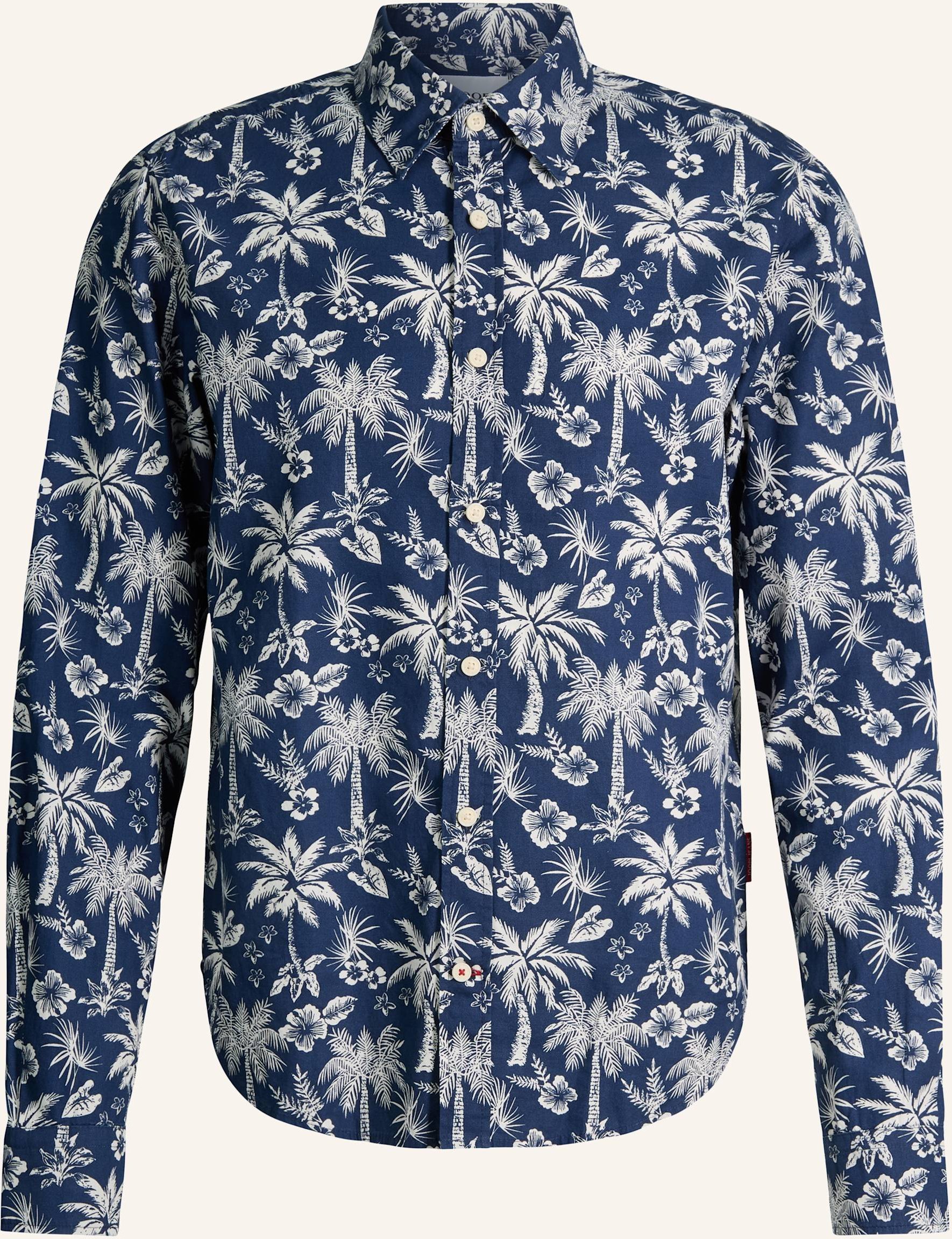 Joop! Jeans Hemd Regular Fit blau