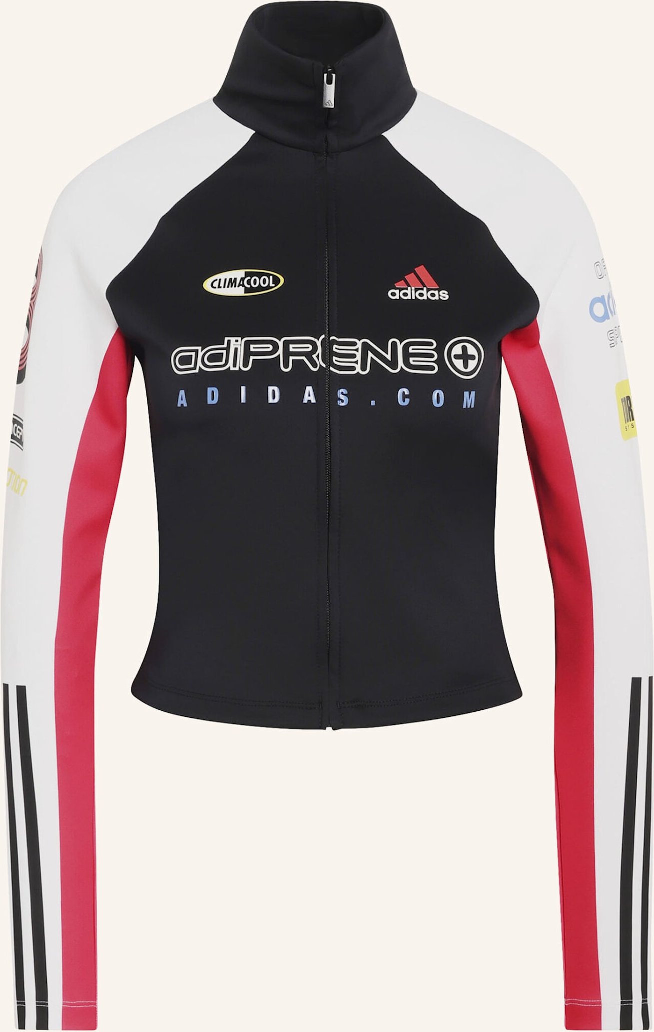 Adidas Originals Teamgeist Slim Full Zip Oberteil schwarz