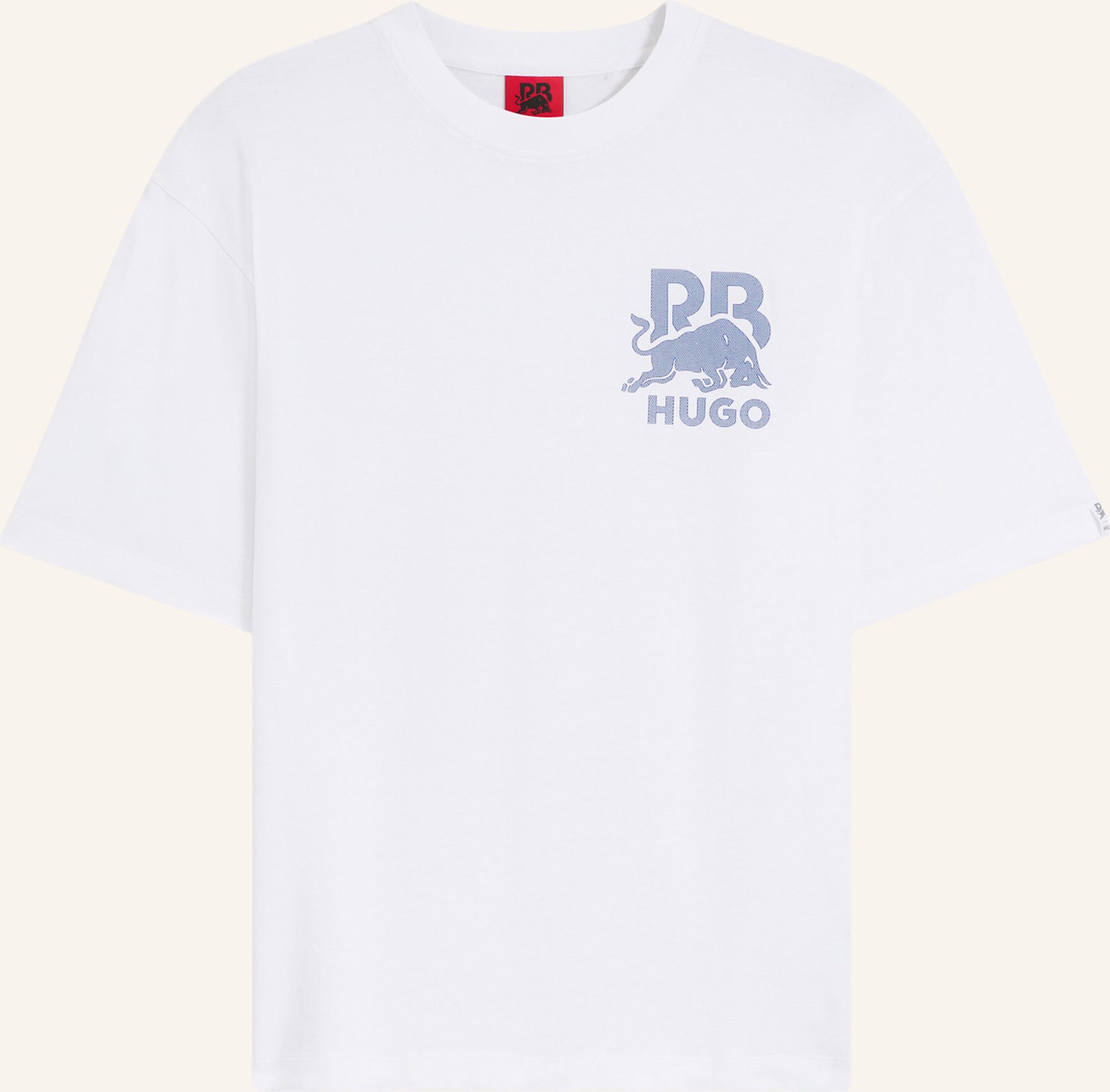 Hugo T-Shirt Delel_Rb Relaxed Fit weiss