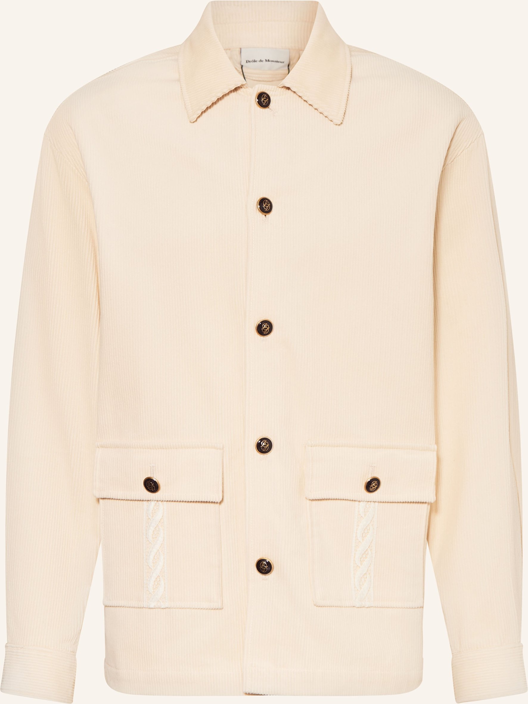 Drôle De Monsieur Cord-Overjacket La Surchemise Corduroy weiss