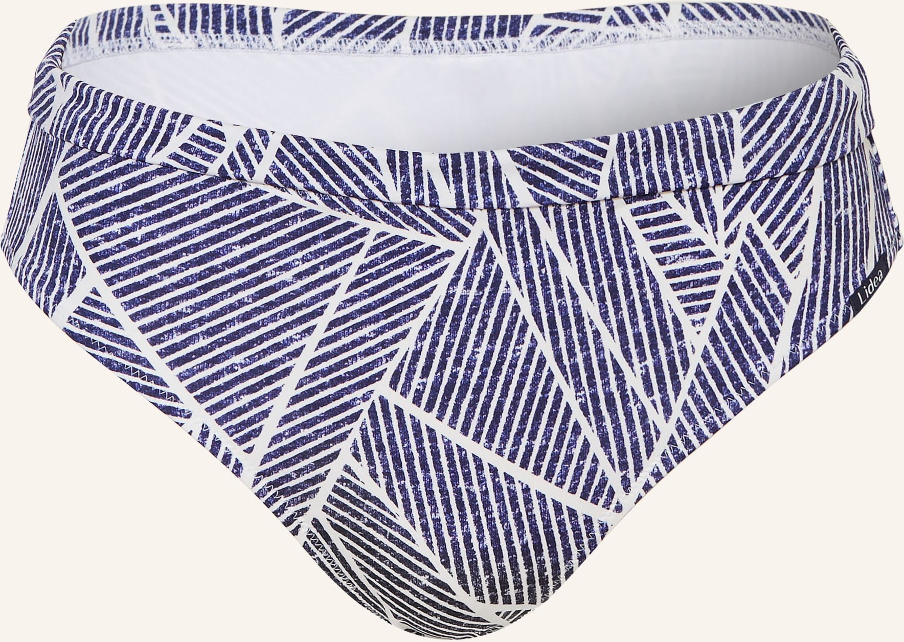 Lidea Basic-Bikini-Hose Indigo Grid blau