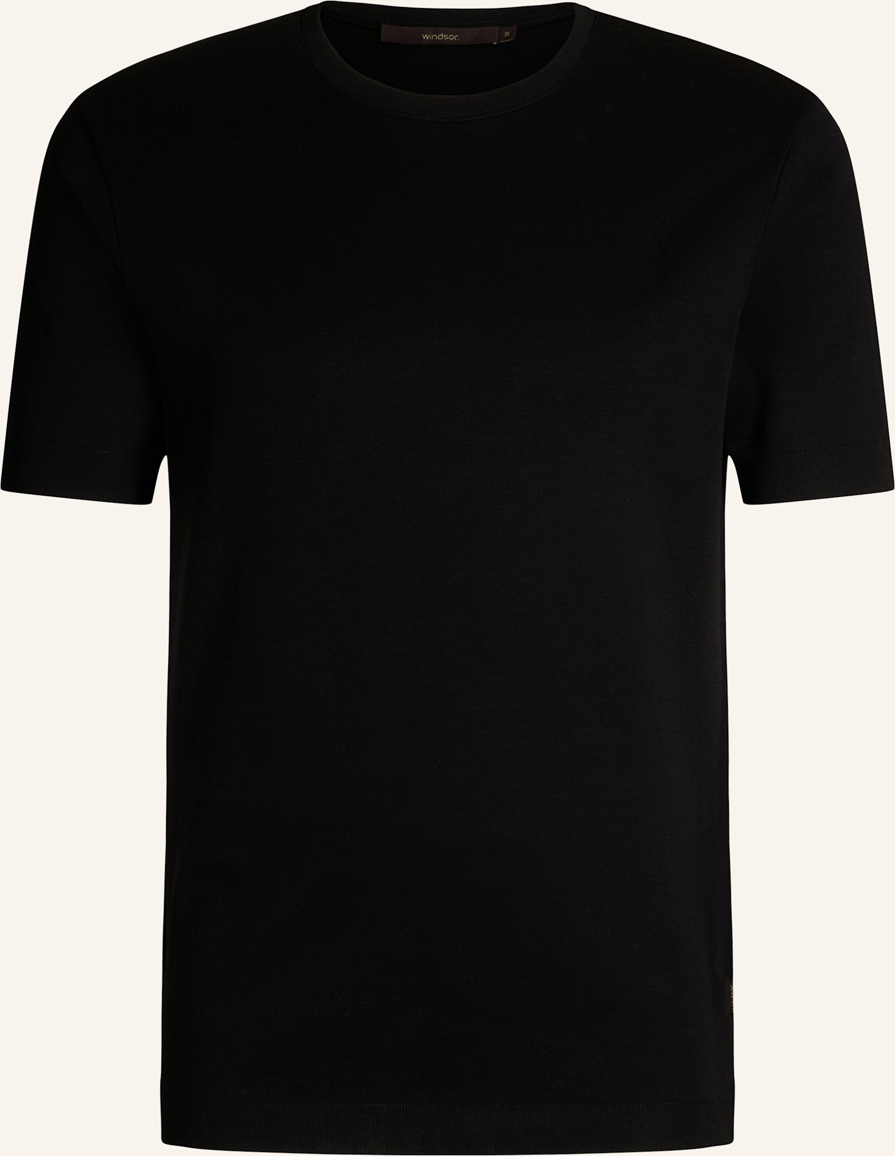 Windsor. Strickshirt Floro schwarz