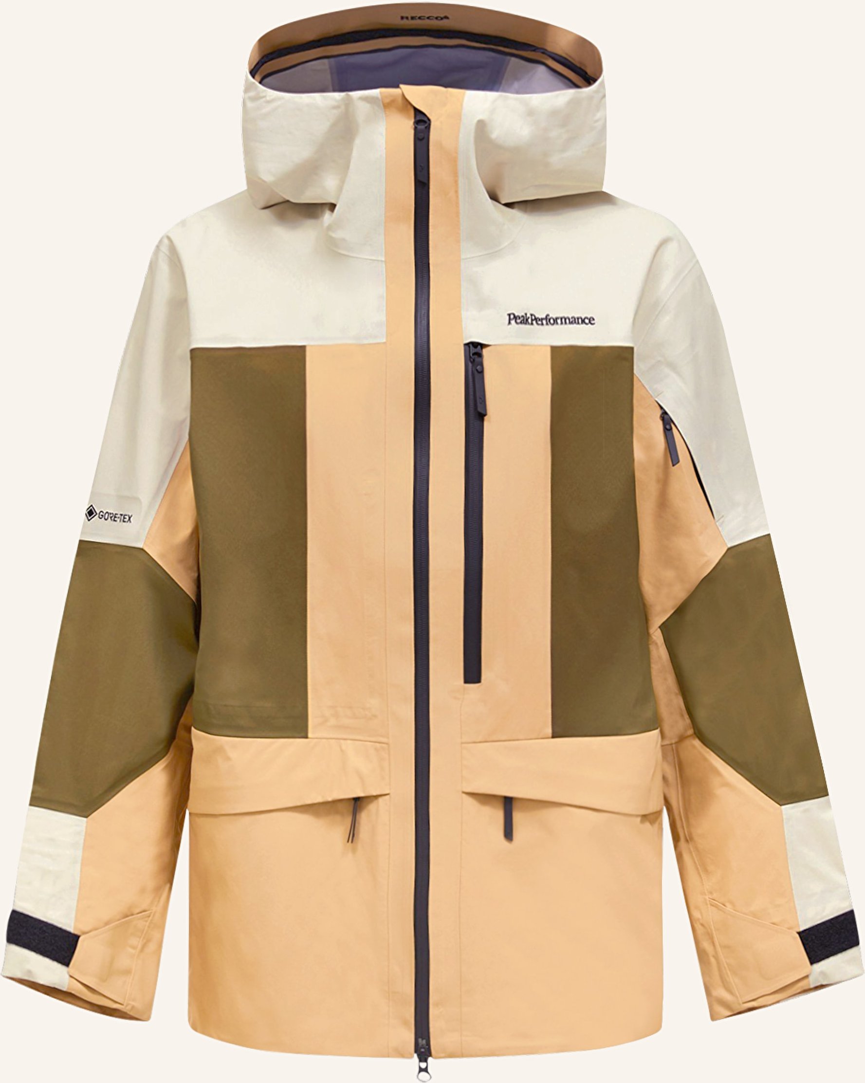 Peak Performance Hardshell-Skijacke Gravity Gore-Tex beige