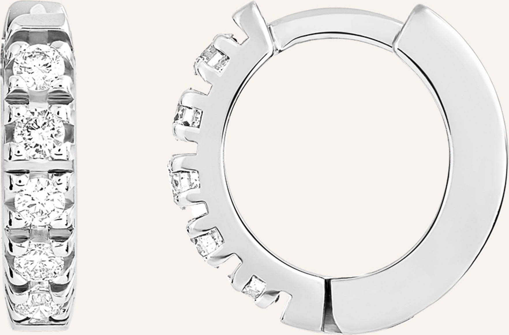 Wempe Fine Jewelry Creole Minimalism silber