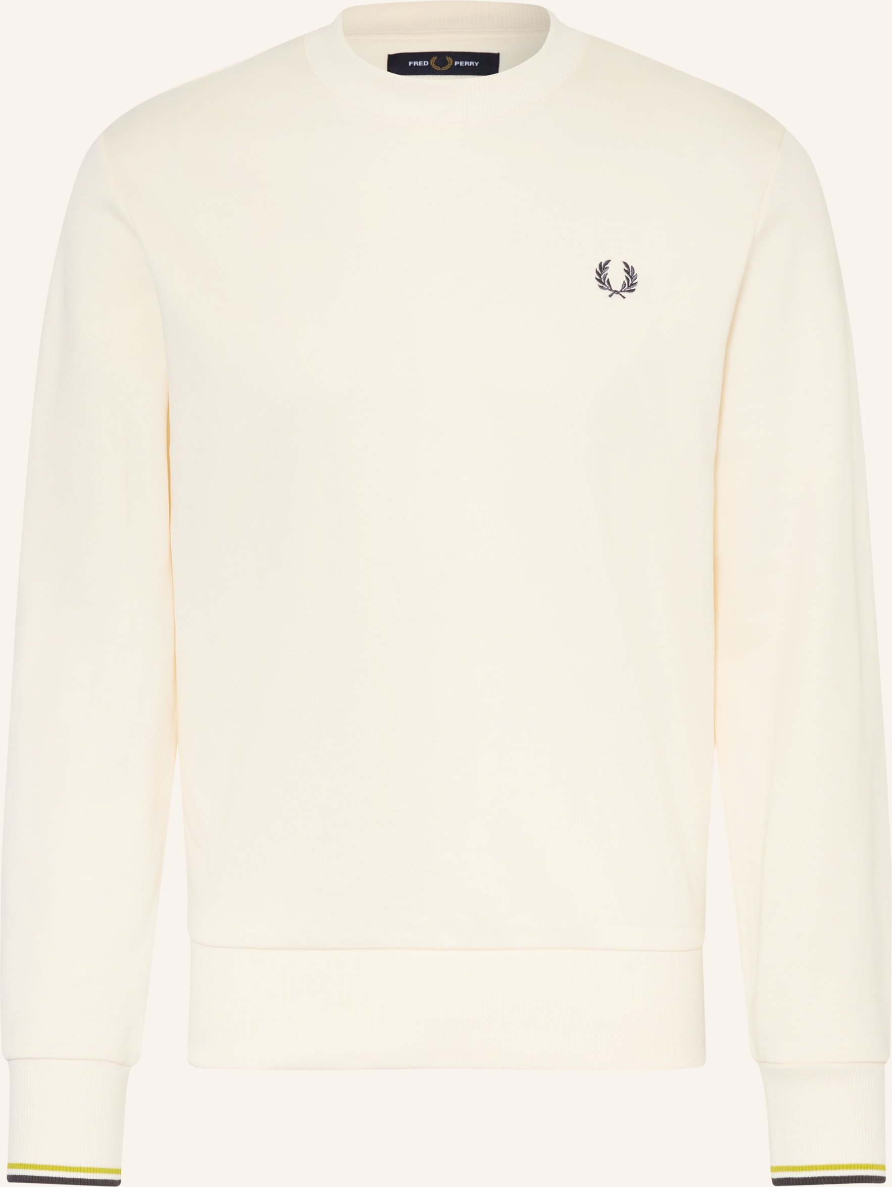 Thumbnail - Fred Perry Sweatshirt weiss