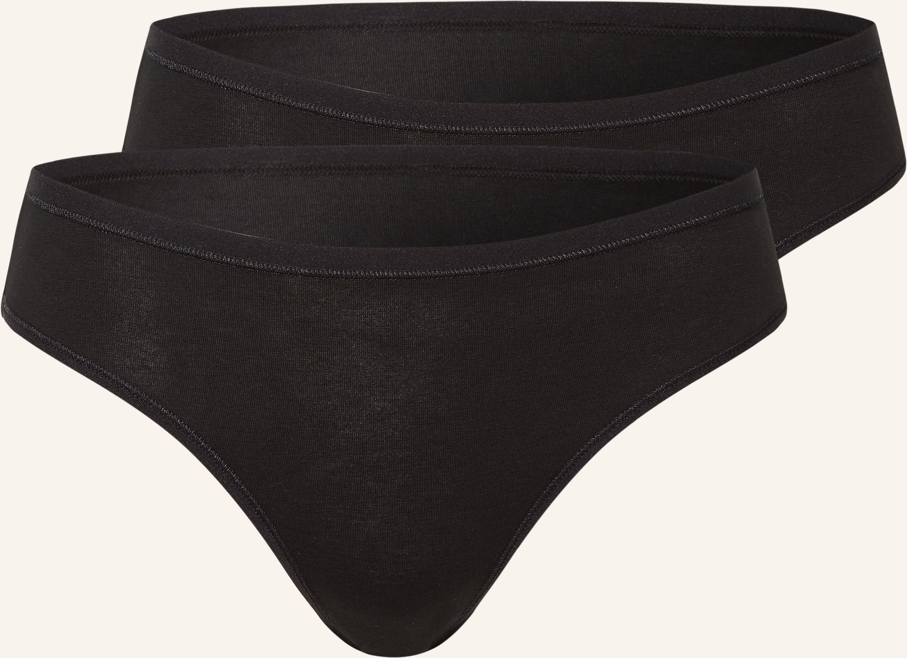 Thumbnail - Calida 2er-Pack Slips Benefit Women schwarz