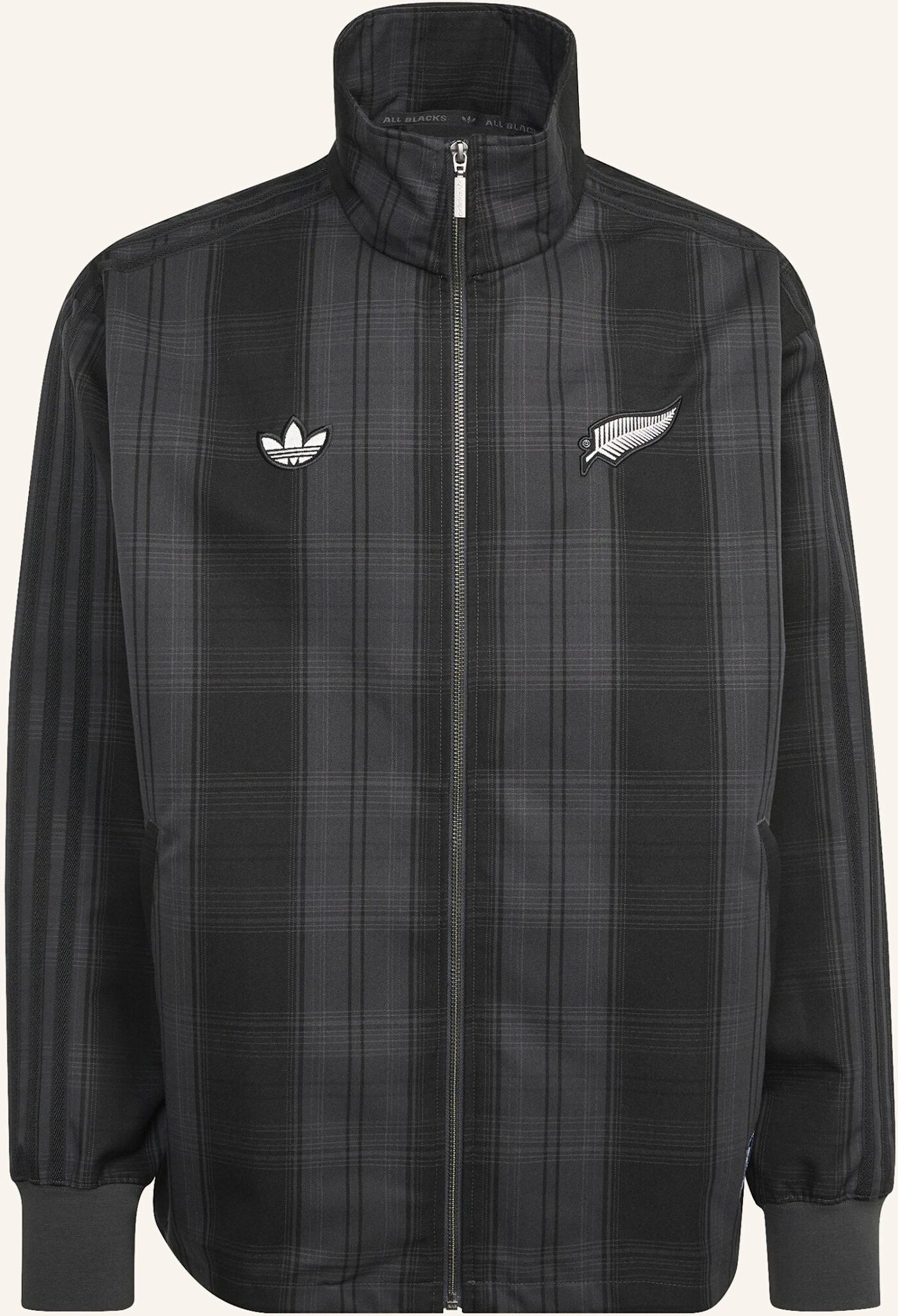 Adidas Originals Adidas Originals & All Blacks Plaid Woven Firebird Originals Jacke grau