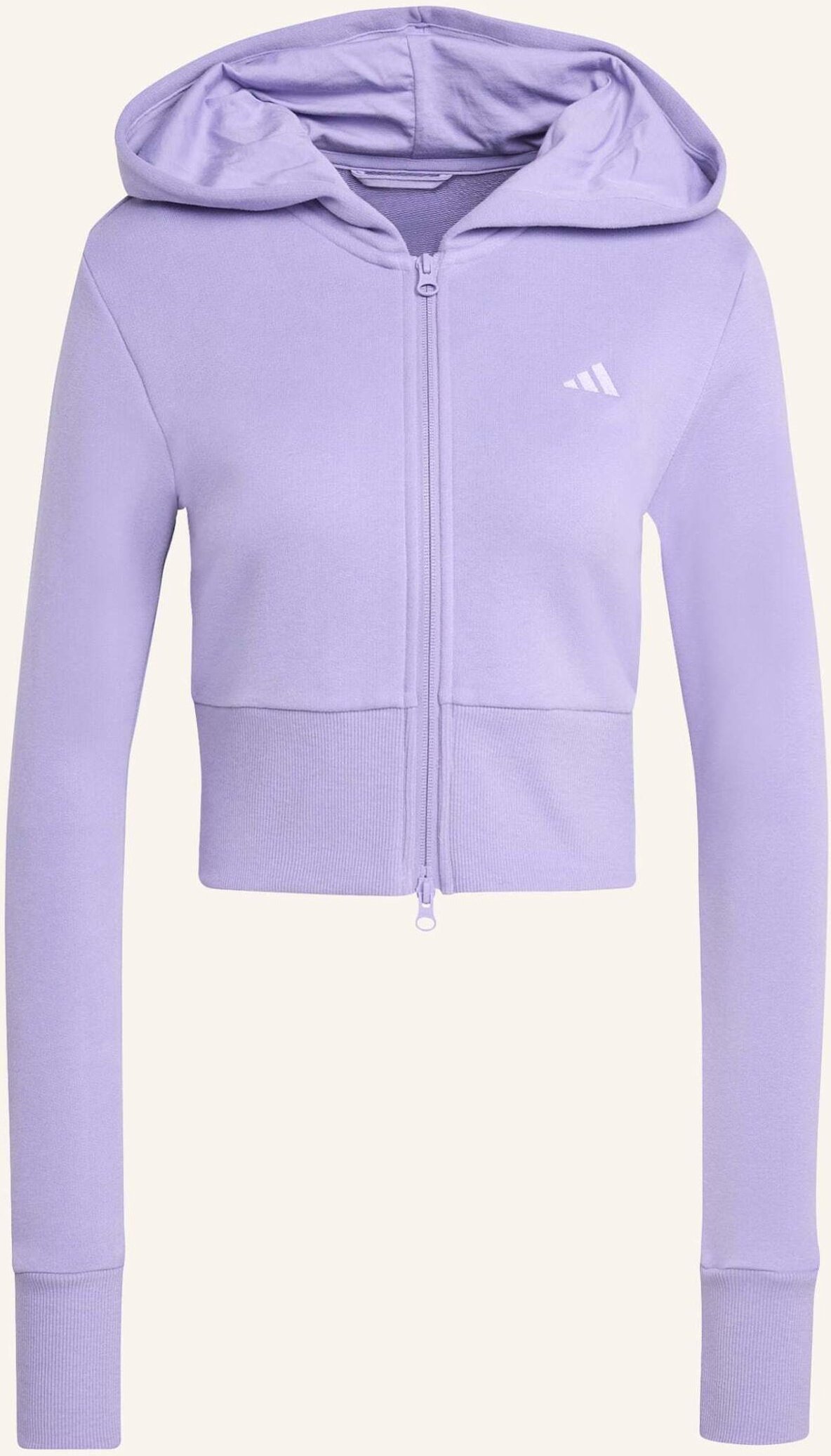 Adidas Seasonal Essentials French Terry Track Top Mit Durchgehendem Reissverschluss lila