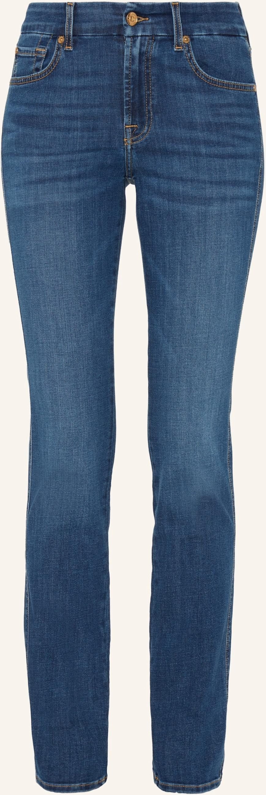 7 For All Mankind Straight Jeans Kimmie blau